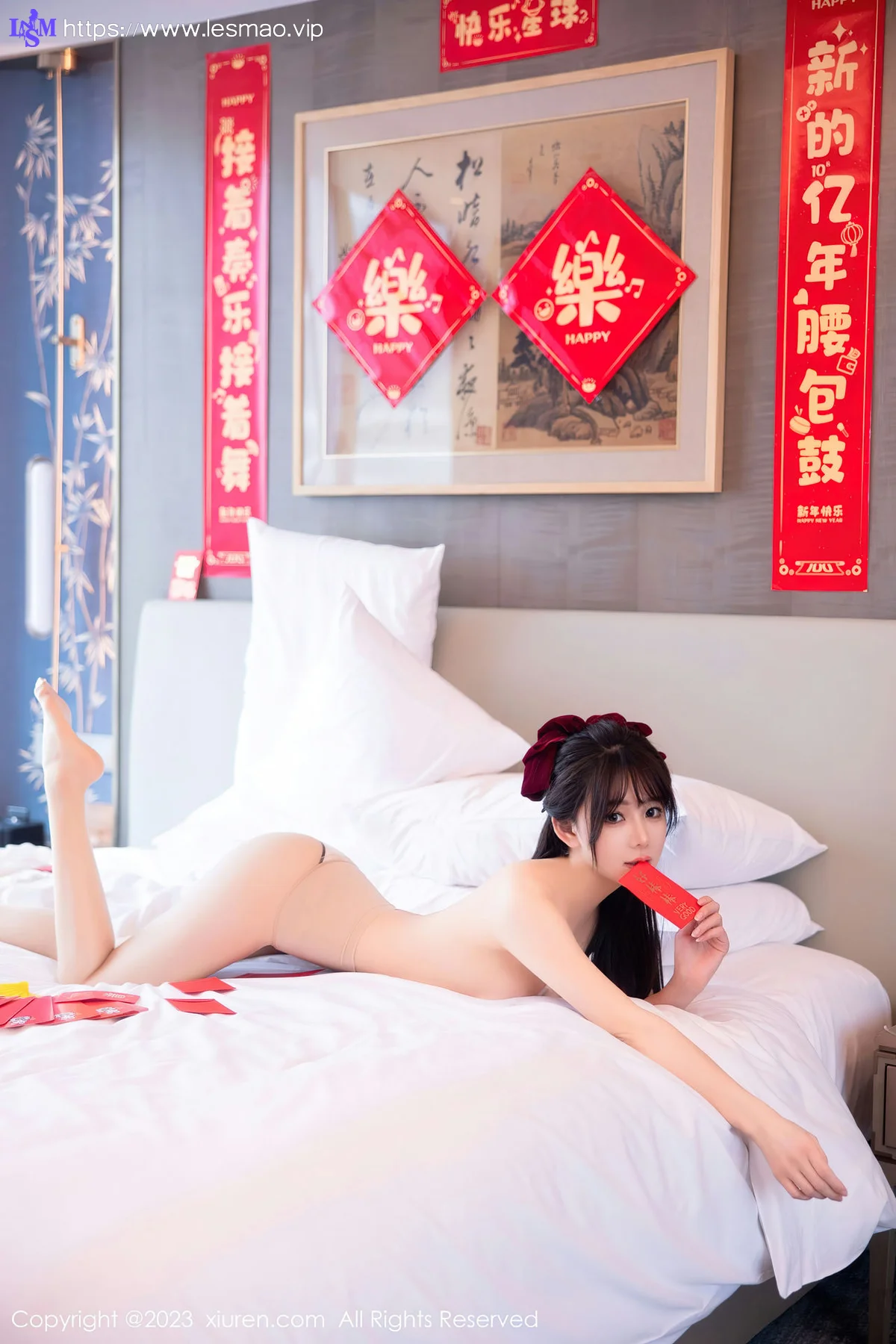 XiuRen 秀人 No.6168 婠婠么 新春主题玉体诱惑拍摄写真 - 62