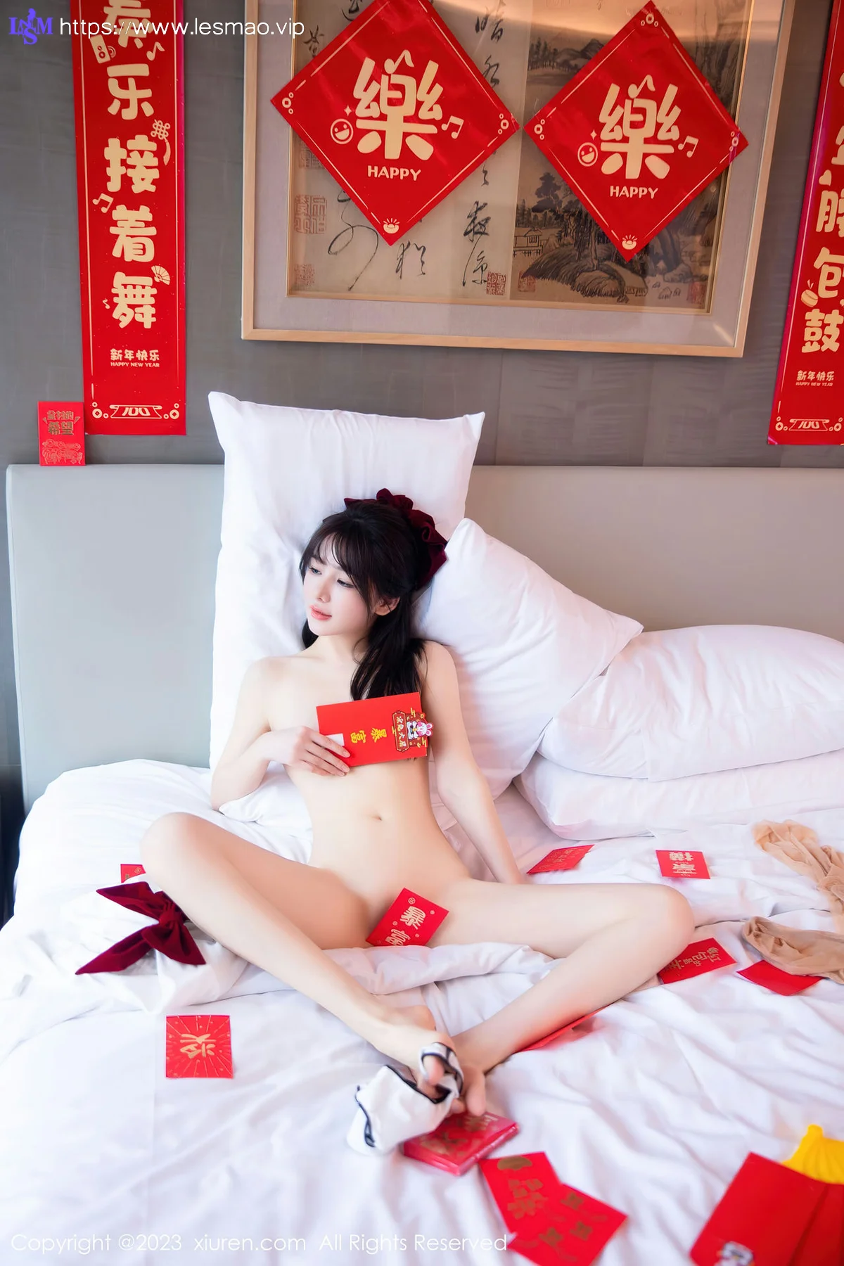 XiuRen 秀人 No.6168 婠婠么 新春主题玉体诱惑拍摄写真 - 75