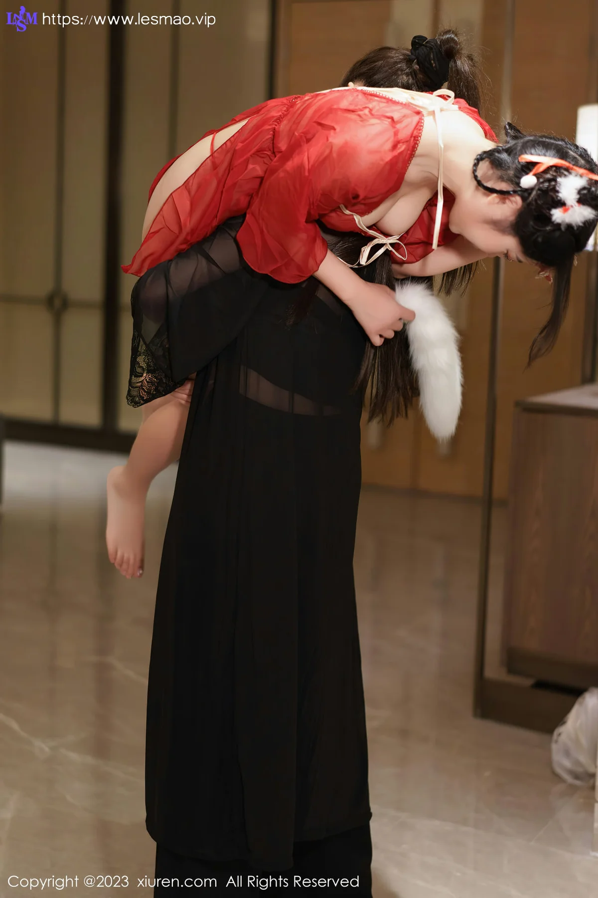 XiuRen 秀人 No.6170 妲己_Toxic、laura阿姣和Carol周妍希 三位性感女神模特合集 - 23