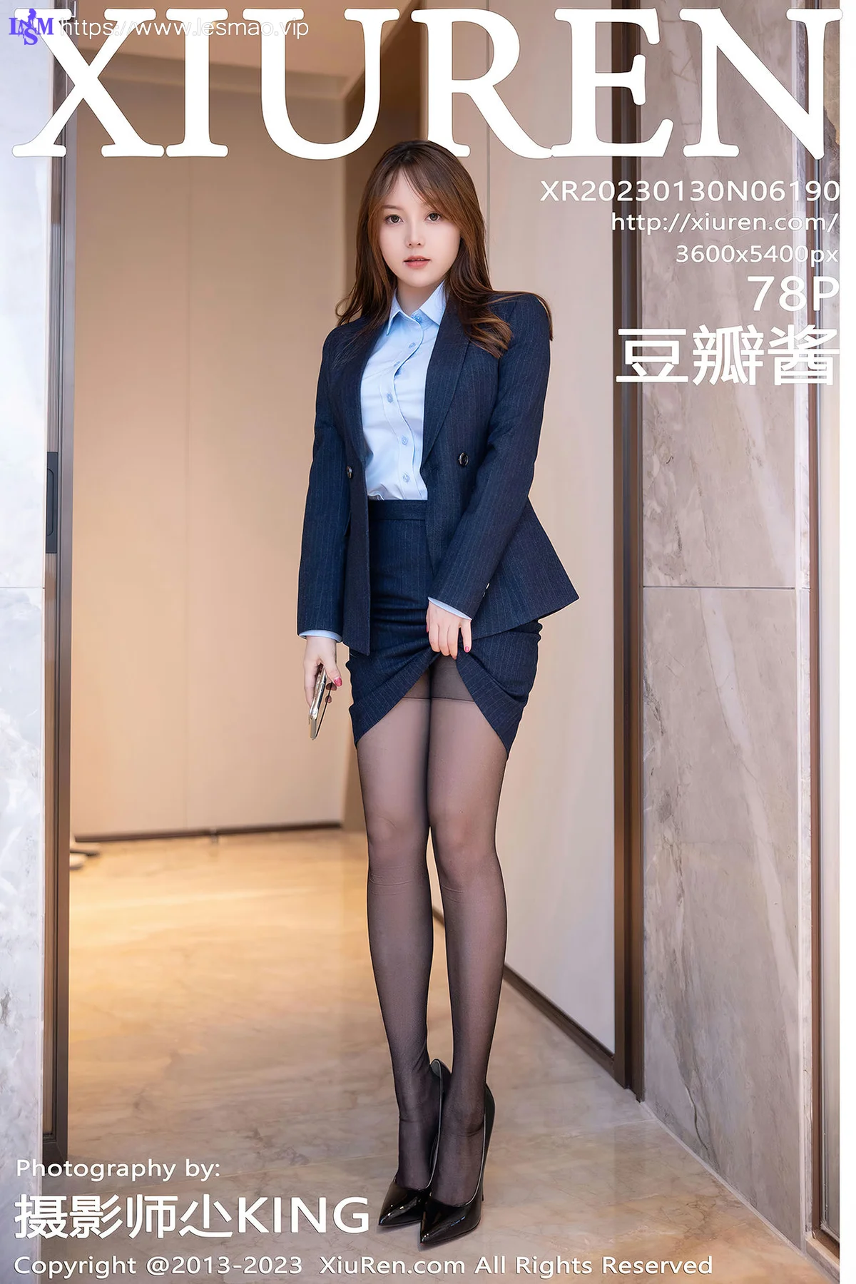 XiuRen 秀人 No.6190 豆瓣酱 OL装扮性感写真 - 79