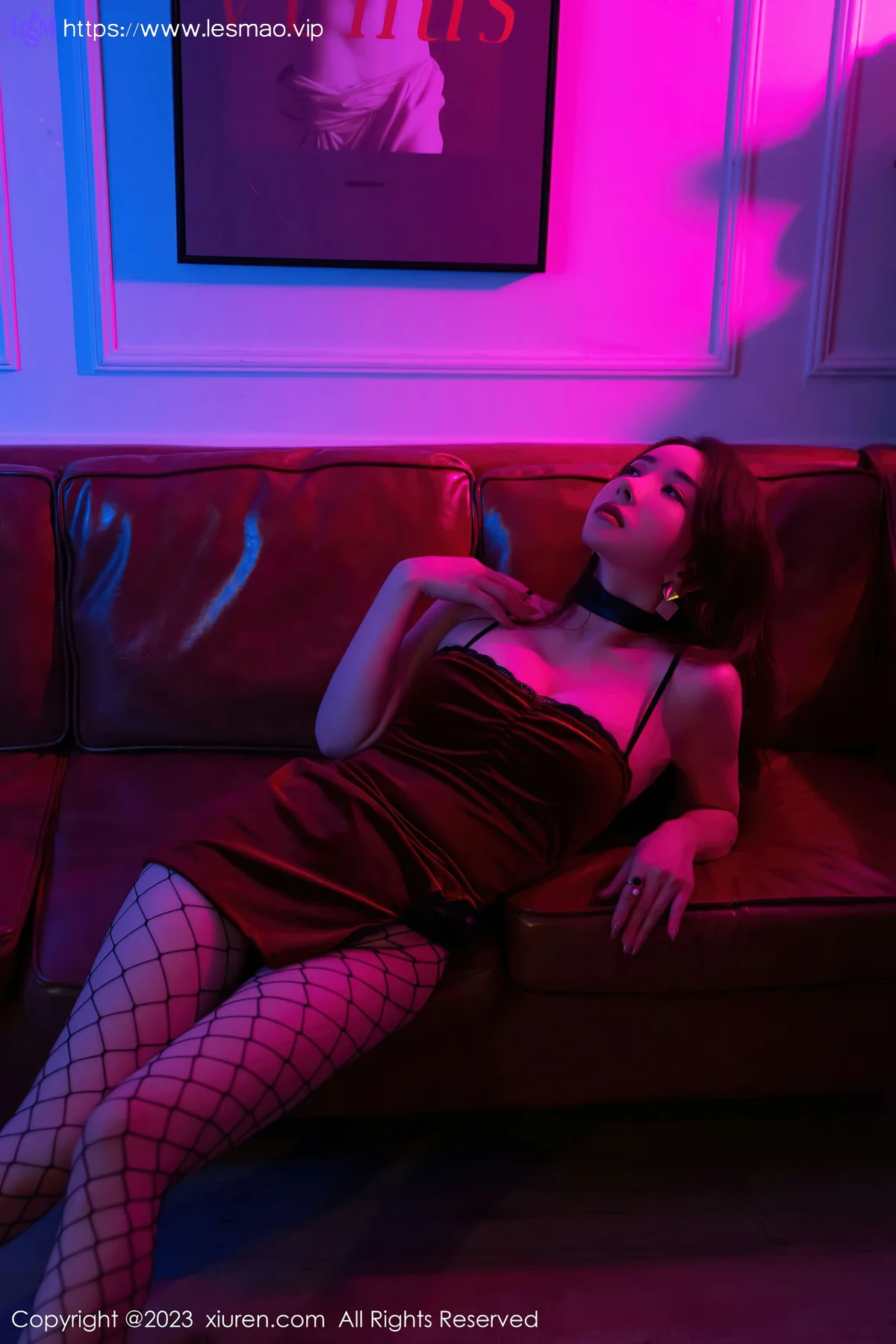 XiuRen 秀人 No.6192 林珊珊 红色吊带短裙美乳翘臀 - 12