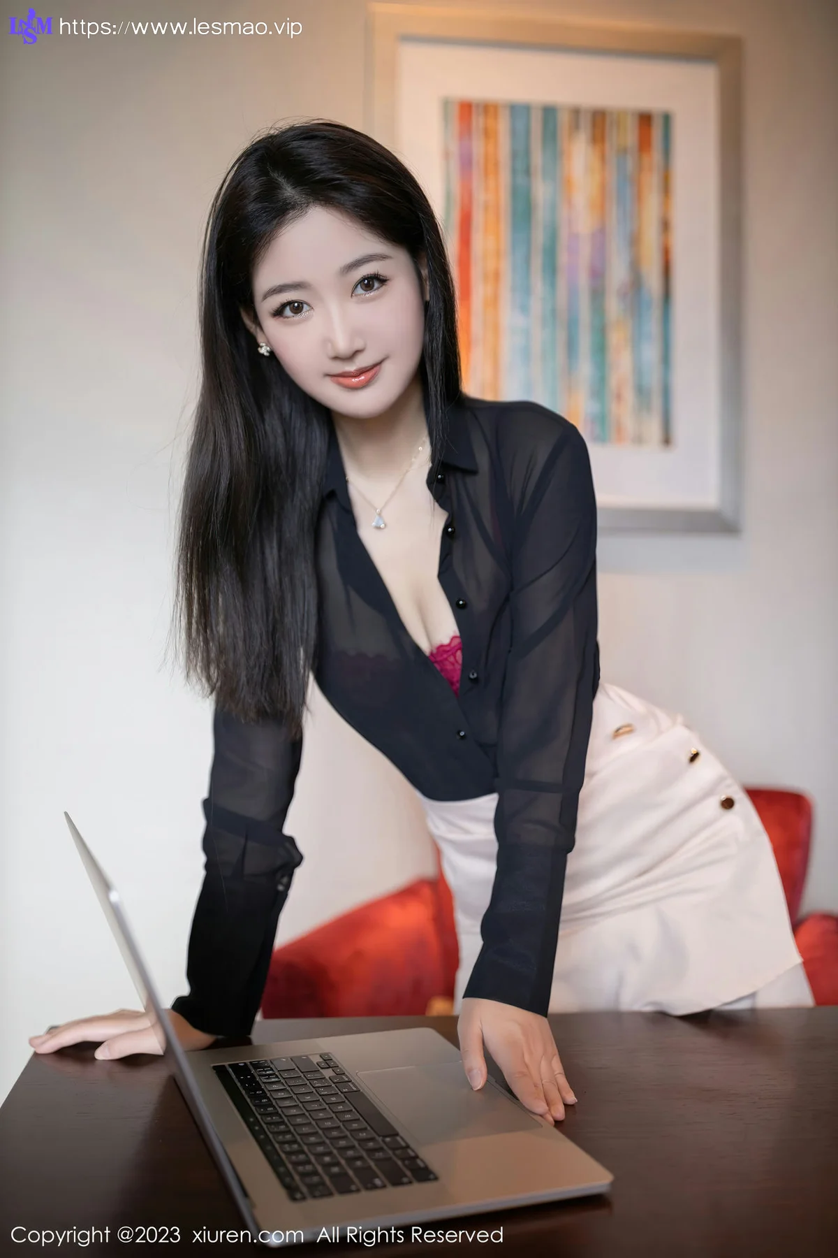 XiuRen 秀人 No.6223 唐安琪 女同事角色扮演性感写真 - 11