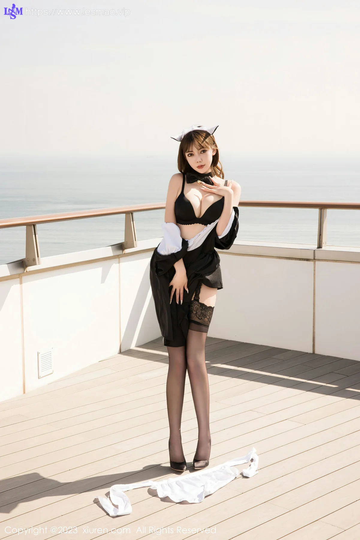 XiuRen 秀人 No.6224 萌汉药baby 性感黑丝女仆写真 - 23