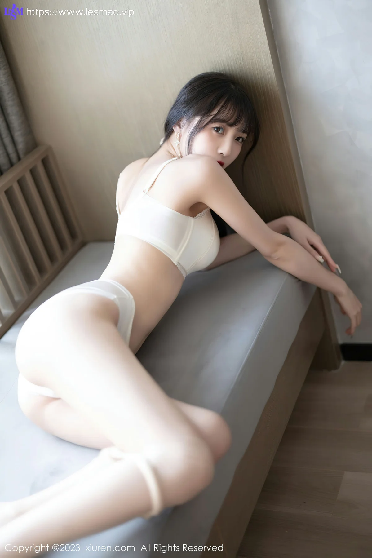 XiuRen 秀人 No.6236 林星阑 白色蕾丝内衣性感写真 - 72