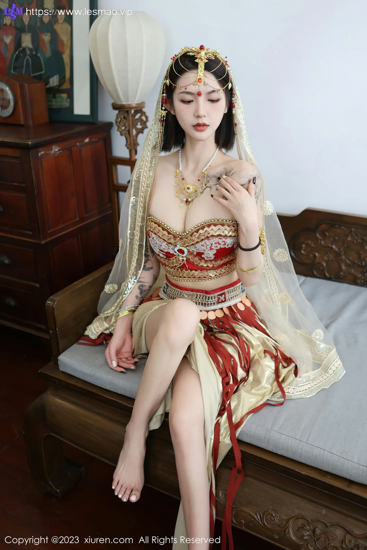 XiuRen 秀人 No.6240 乔一一 异域风情舞女性感写真 - 12