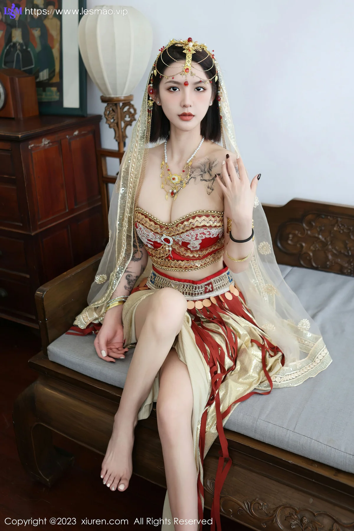 XiuRen 秀人 No.6240 乔一一 异域风情舞女性感写真 - 13