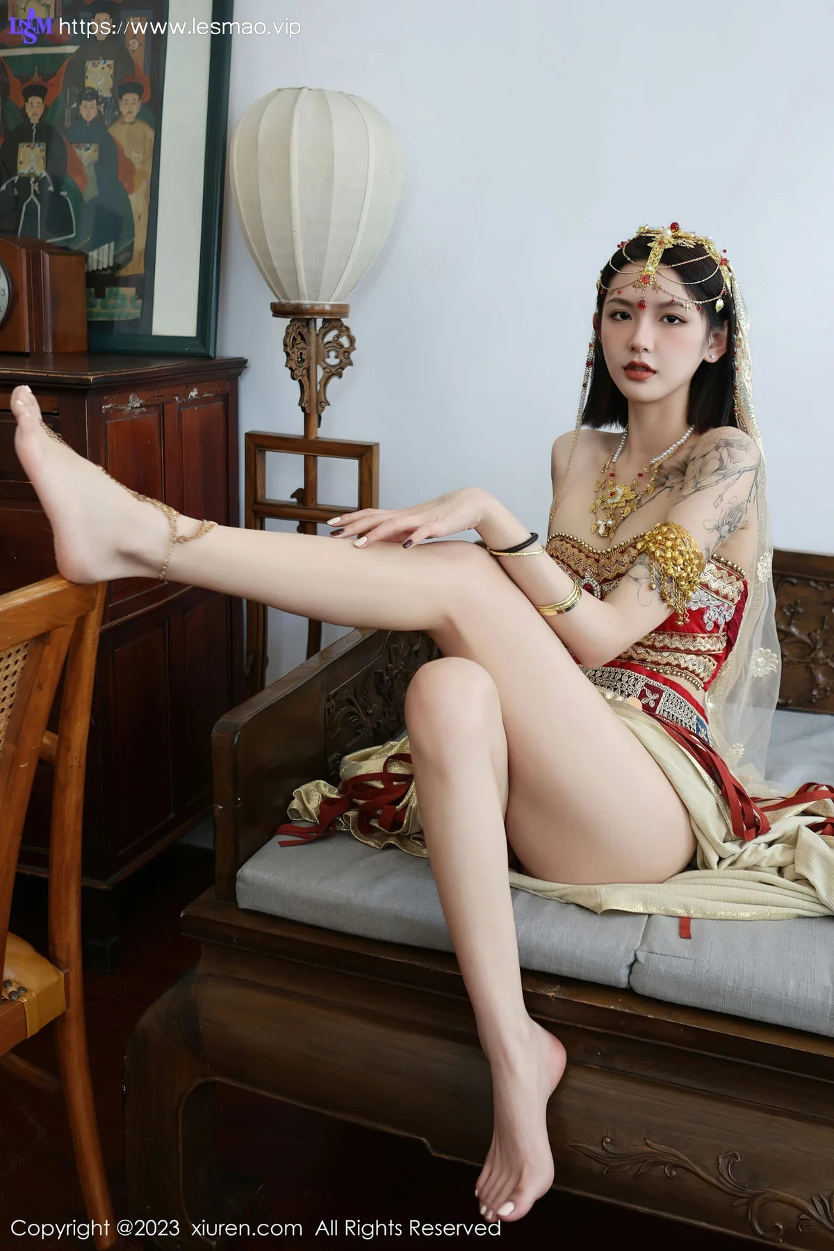 XiuRen 秀人 No.6240 乔一一 异域风情舞女性感写真 - 15