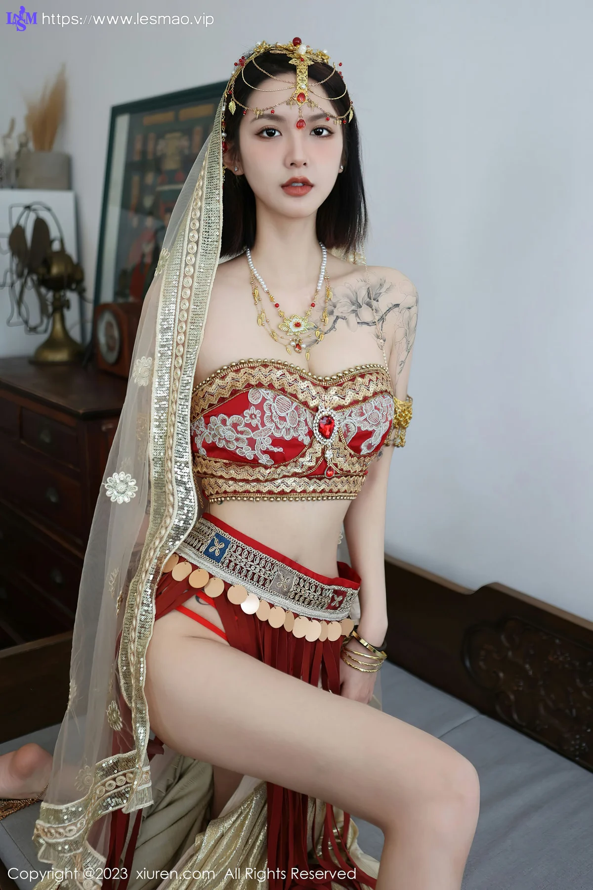 XiuRen 秀人 No.6240 乔一一 异域风情舞女性感写真 - 21