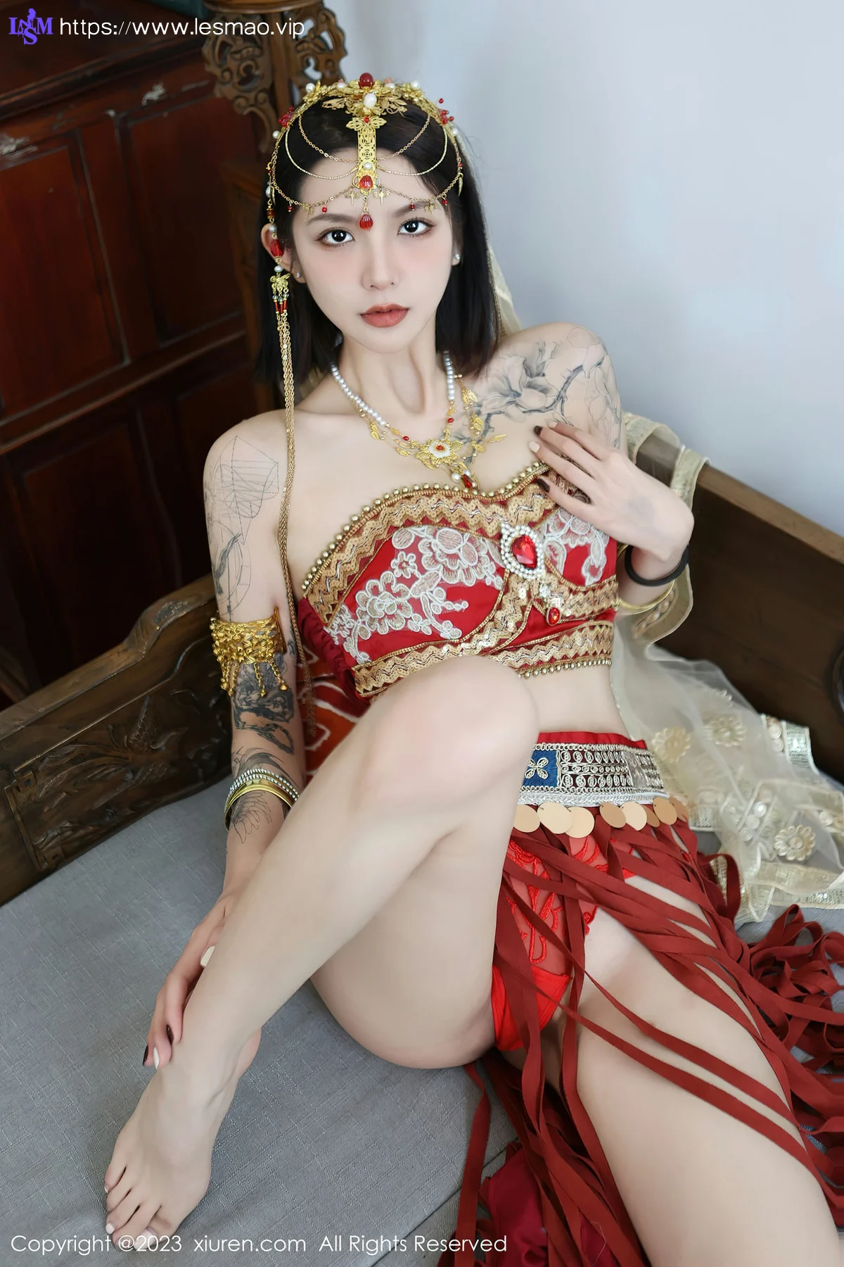 XiuRen 秀人 No.6240 乔一一 异域风情舞女性感写真 - 36