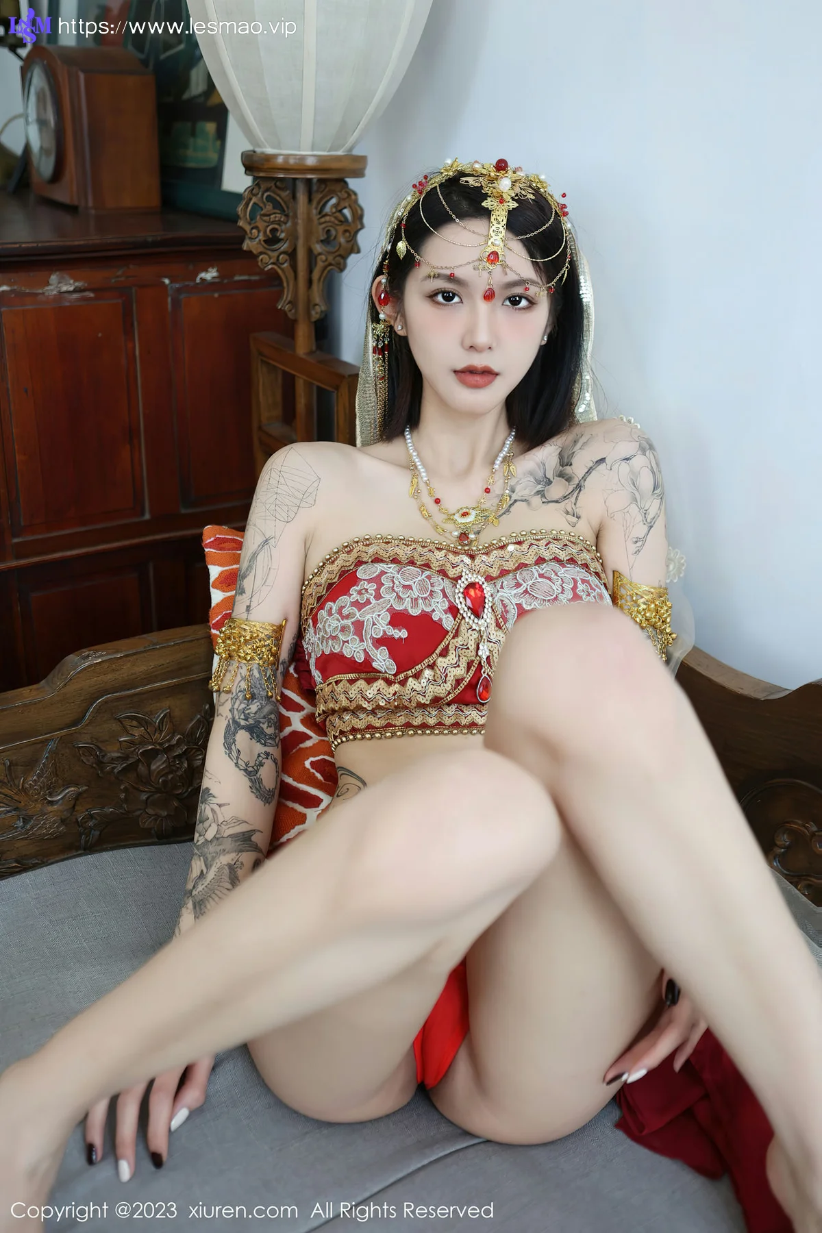 XiuRen 秀人 No.6240 乔一一 异域风情舞女性感写真 - 48