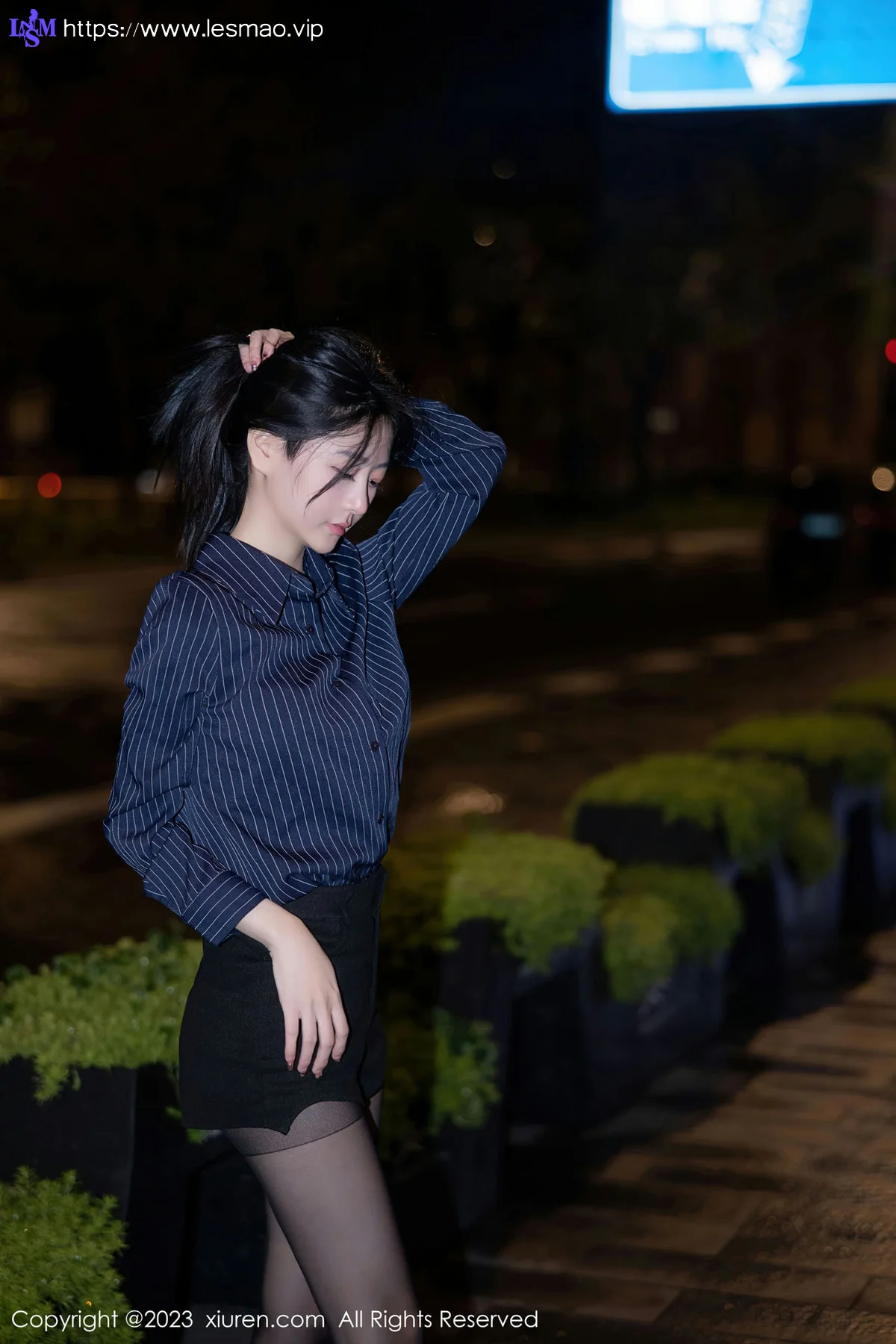 XiuRen 秀人 No.6246 谢小蒽 萝莉OL装扮第二套写真 - 55