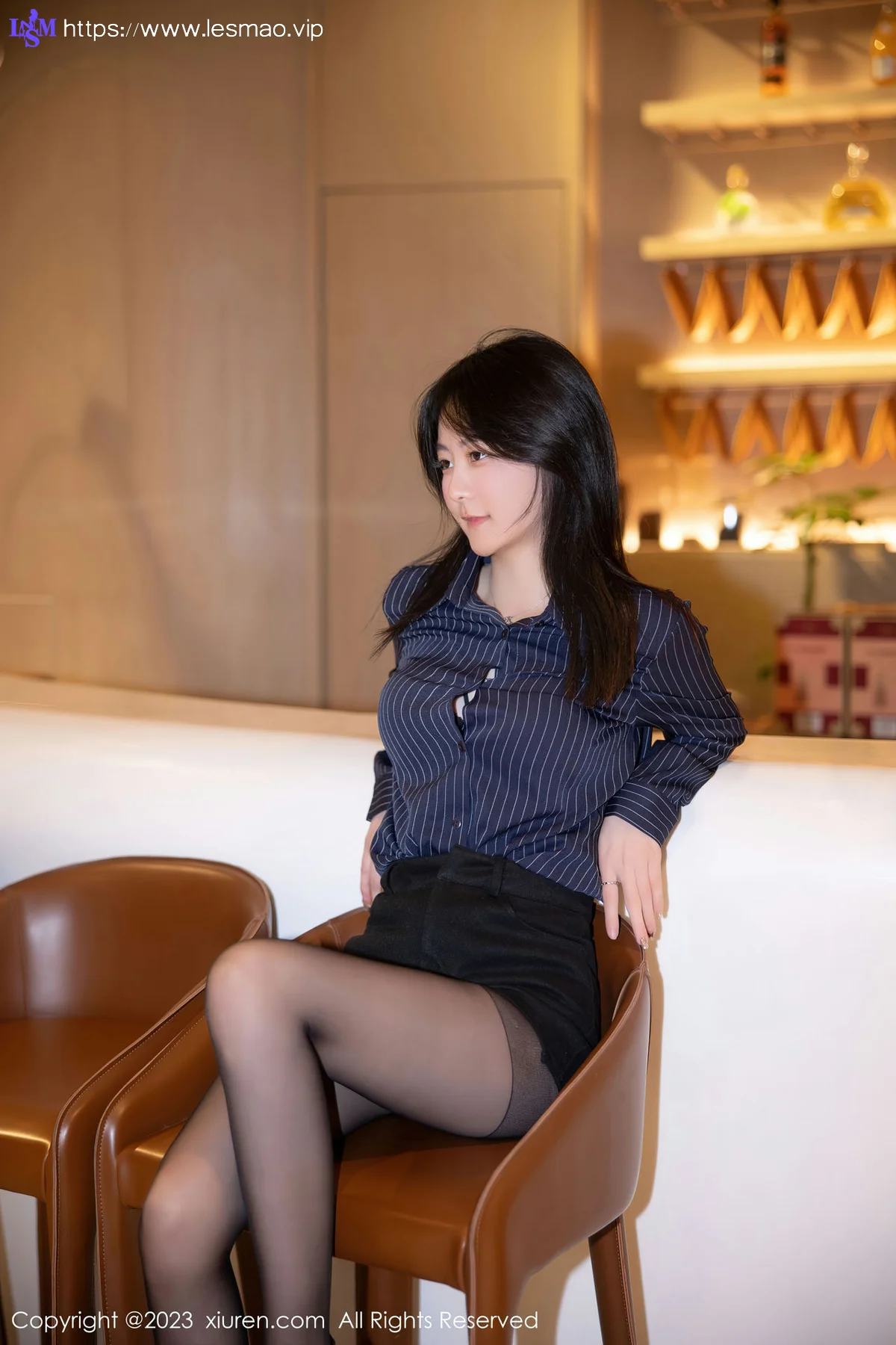 XiuRen 秀人 No.6246 谢小蒽 萝莉OL装扮第二套写真 - 58