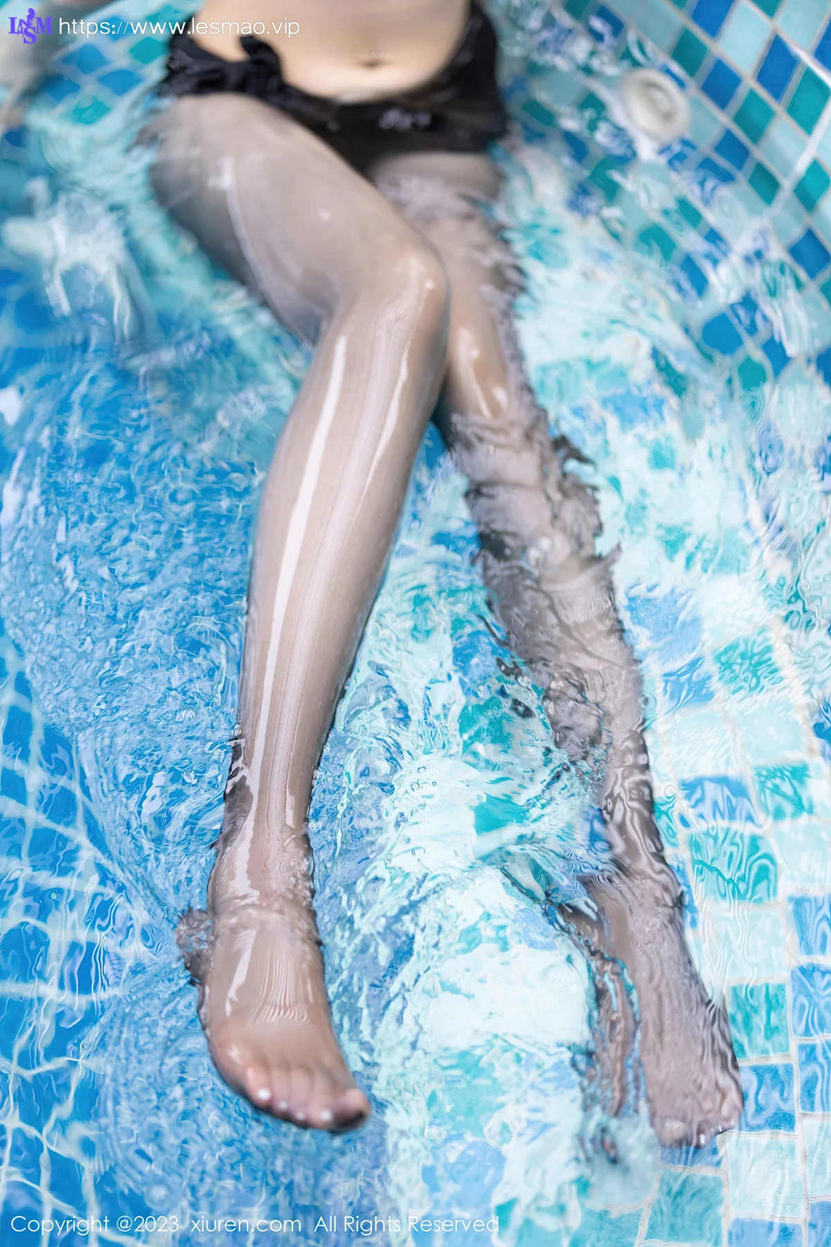 XiuRen 秀人 No.6251 徐莉芝Booty 黑色比基尼性感写真 - 16