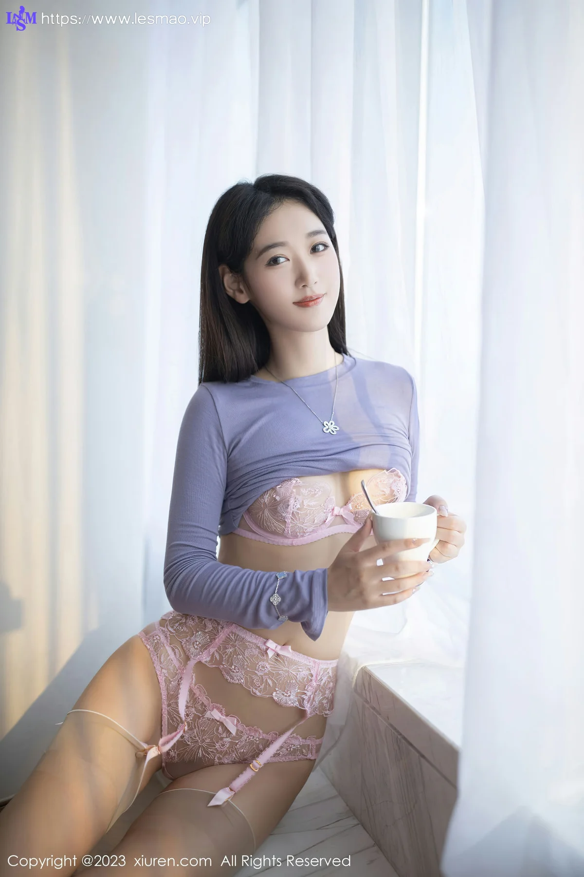 XiuRen 秀人 No.6258 唐安琪 主题下午茶蕾丝内衣写真 - 56