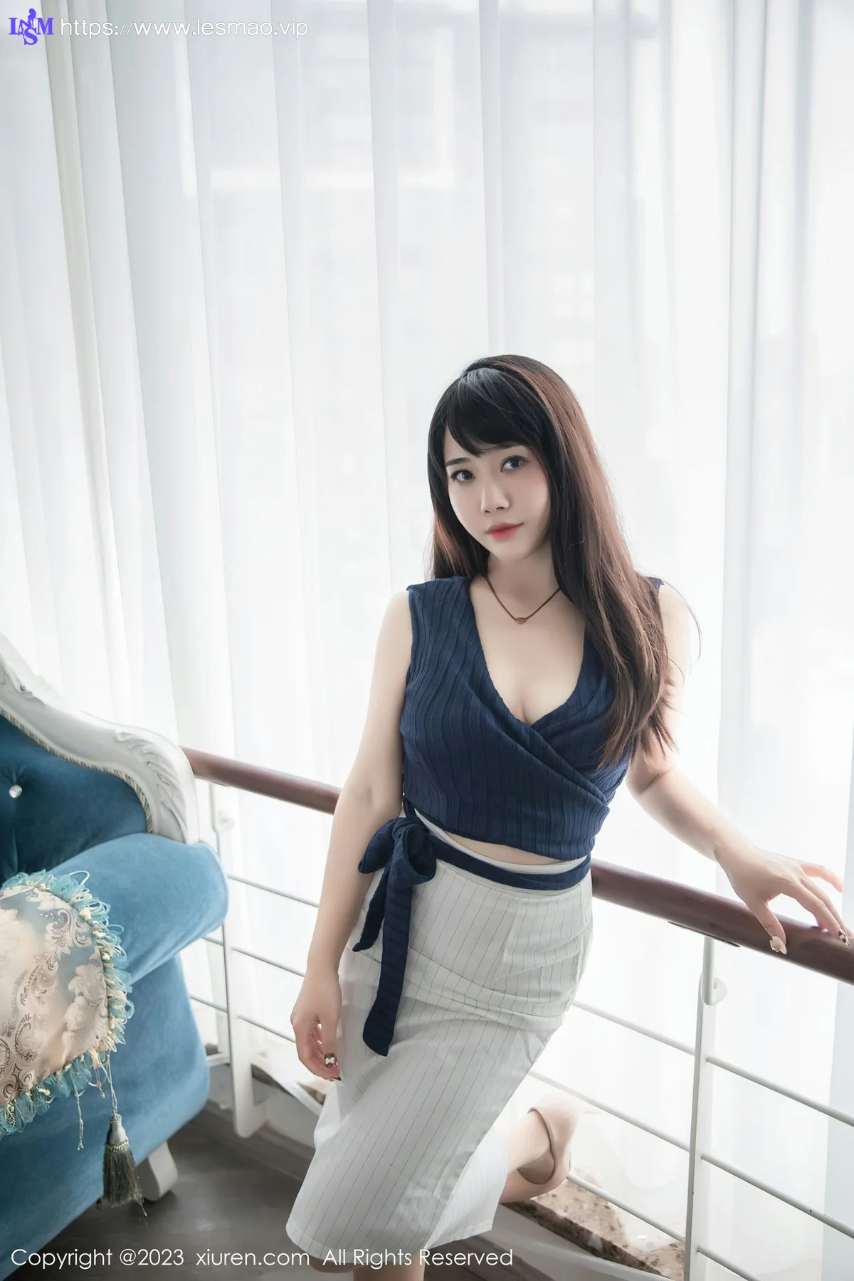 XiuRen 秀人 No.6272 严利娅Yuliya 性感魅惑黑丝写真 - 16