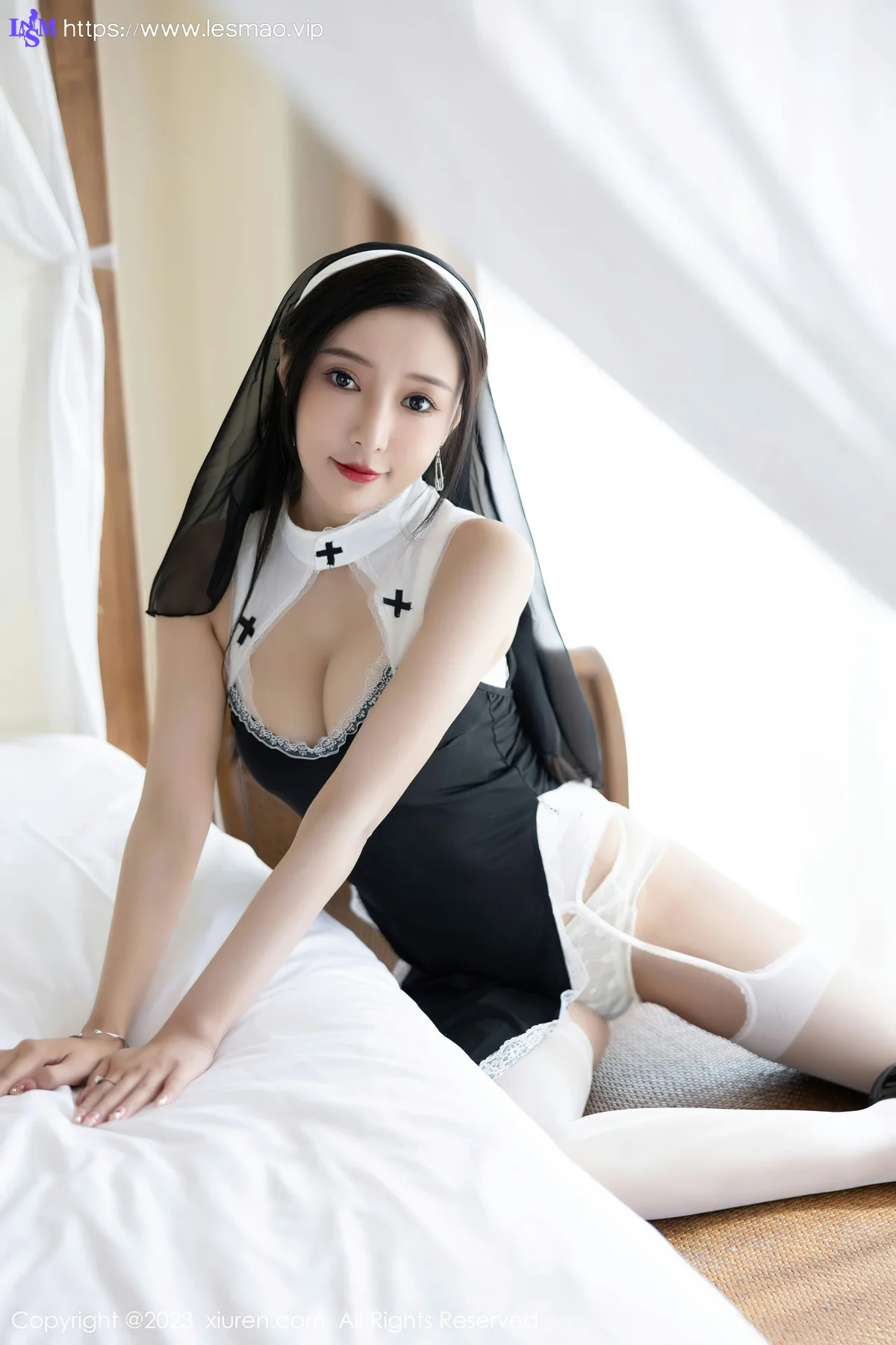 XiuRen 秀人 No.6284 王馨瑶yanni 白色蕾丝内衣海南岛旅拍 - 20