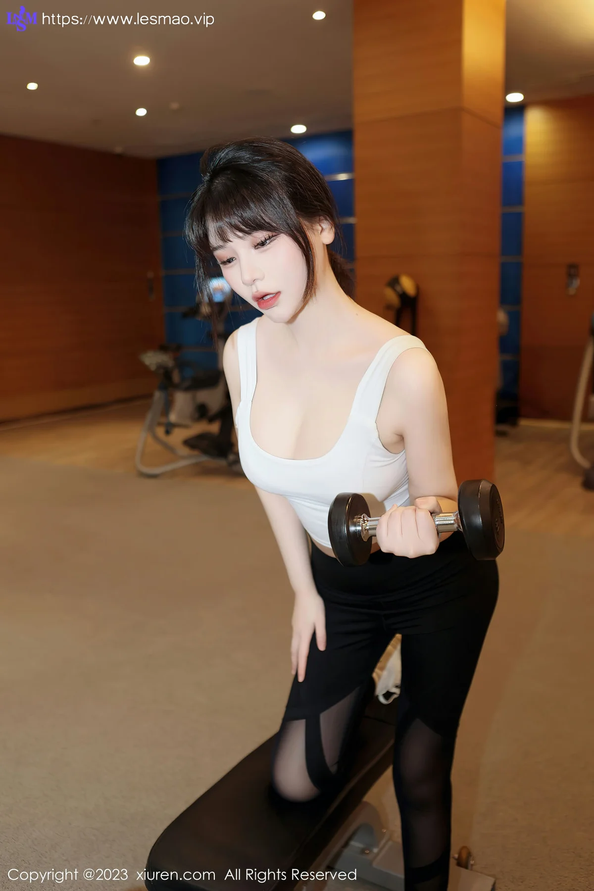 XiuRen 秀人 No.6289 桃桃子_ 健身房的故事性感写真3 - 17