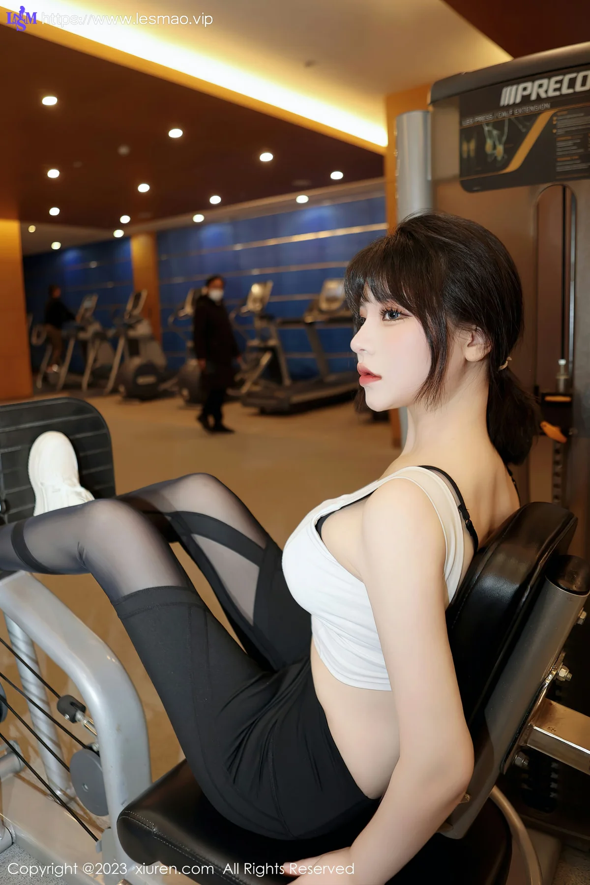 XiuRen 秀人 No.6289 桃桃子_ 健身房的故事性感写真3 - 34