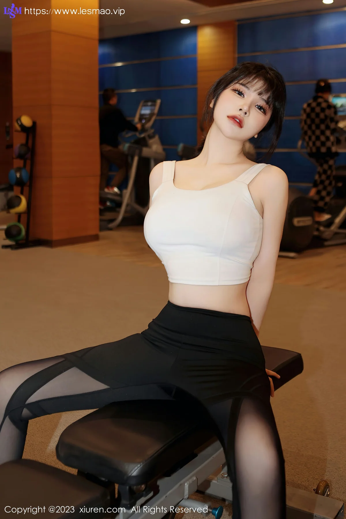 XiuRen 秀人 No.6289 桃桃子_ 健身房的故事性感写真3 - 37