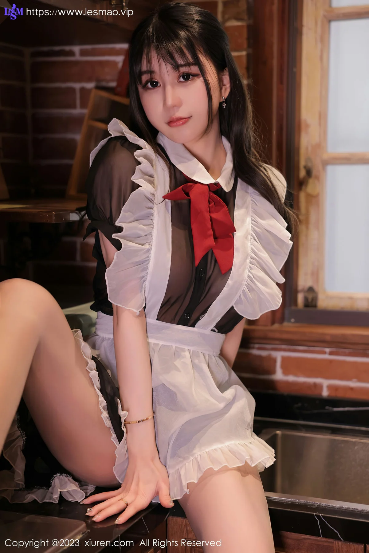 XiuRen 秀人 No.6310 tina_甜仔 性感女仆十月海南旅拍 - 21