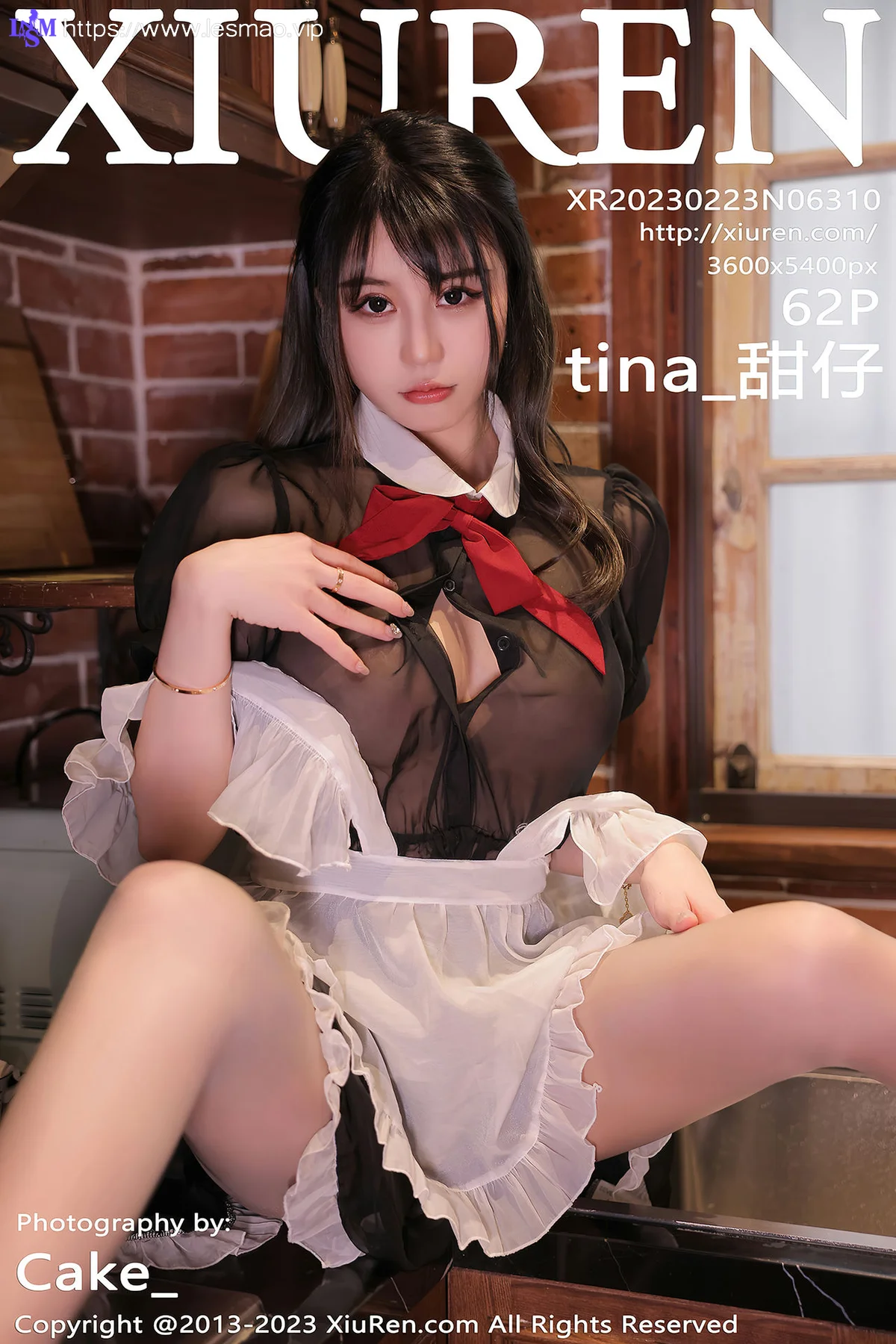 XiuRen 秀人 No.6310 tina_甜仔 性感女仆十月海南旅拍 - 63