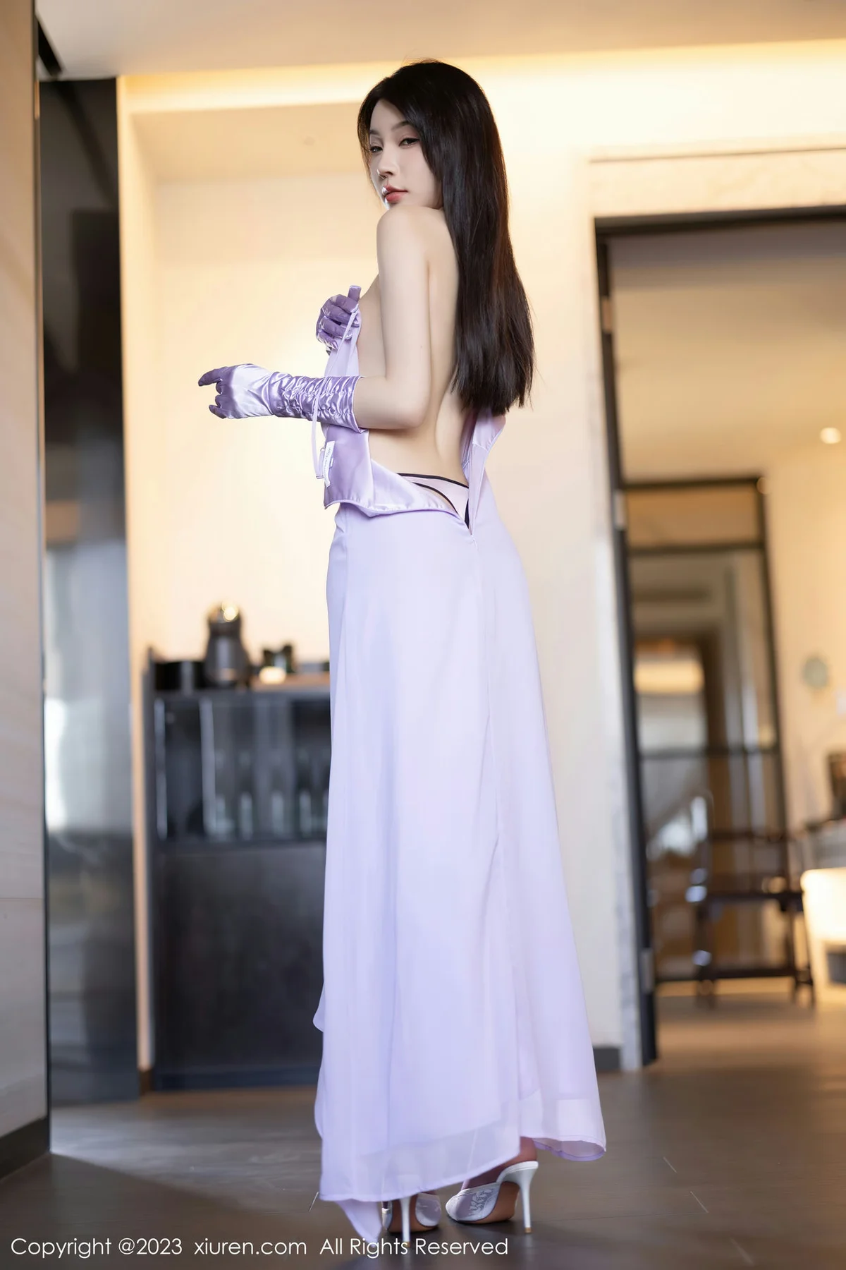 XiuRen 秀人 No.6324 徐莉芝Booty 蓝色网格内衣性感写真1 - 37