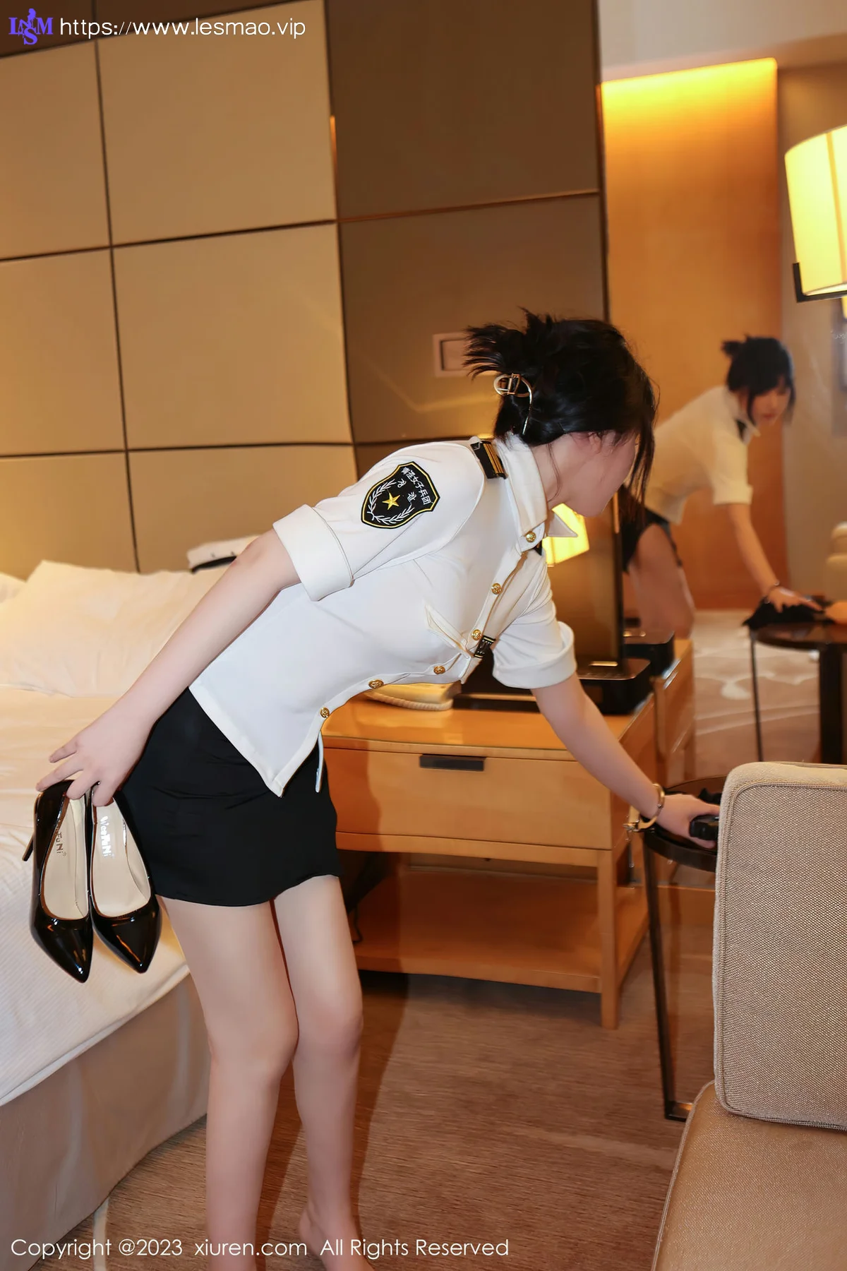 XiuRen 秀人 No.6328 桃桃子_ 情趣警察制服性感写真22 - 90