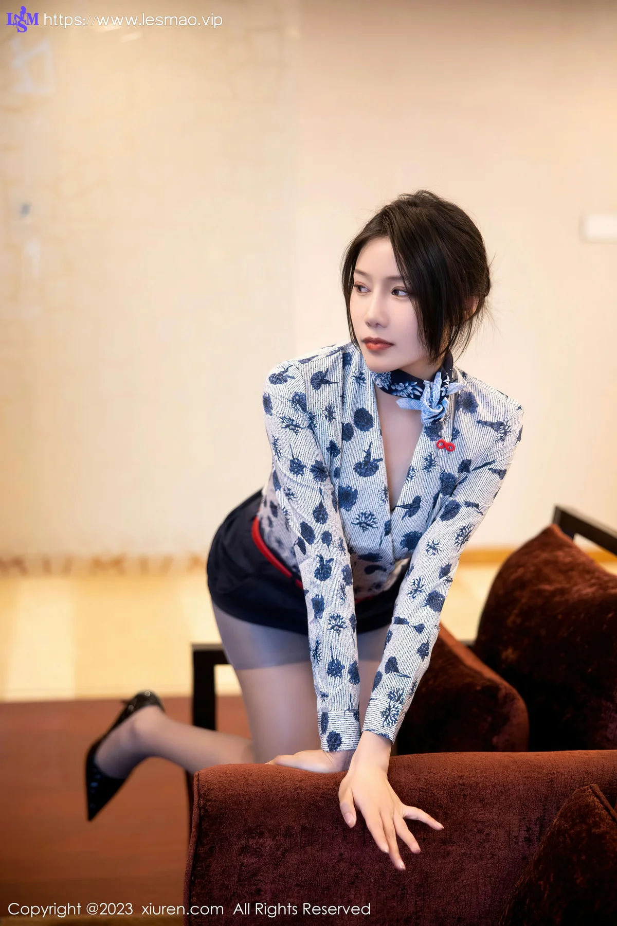 XiuRen 秀人 No.6338 王楚璇 空姐制服首套写真 - 14