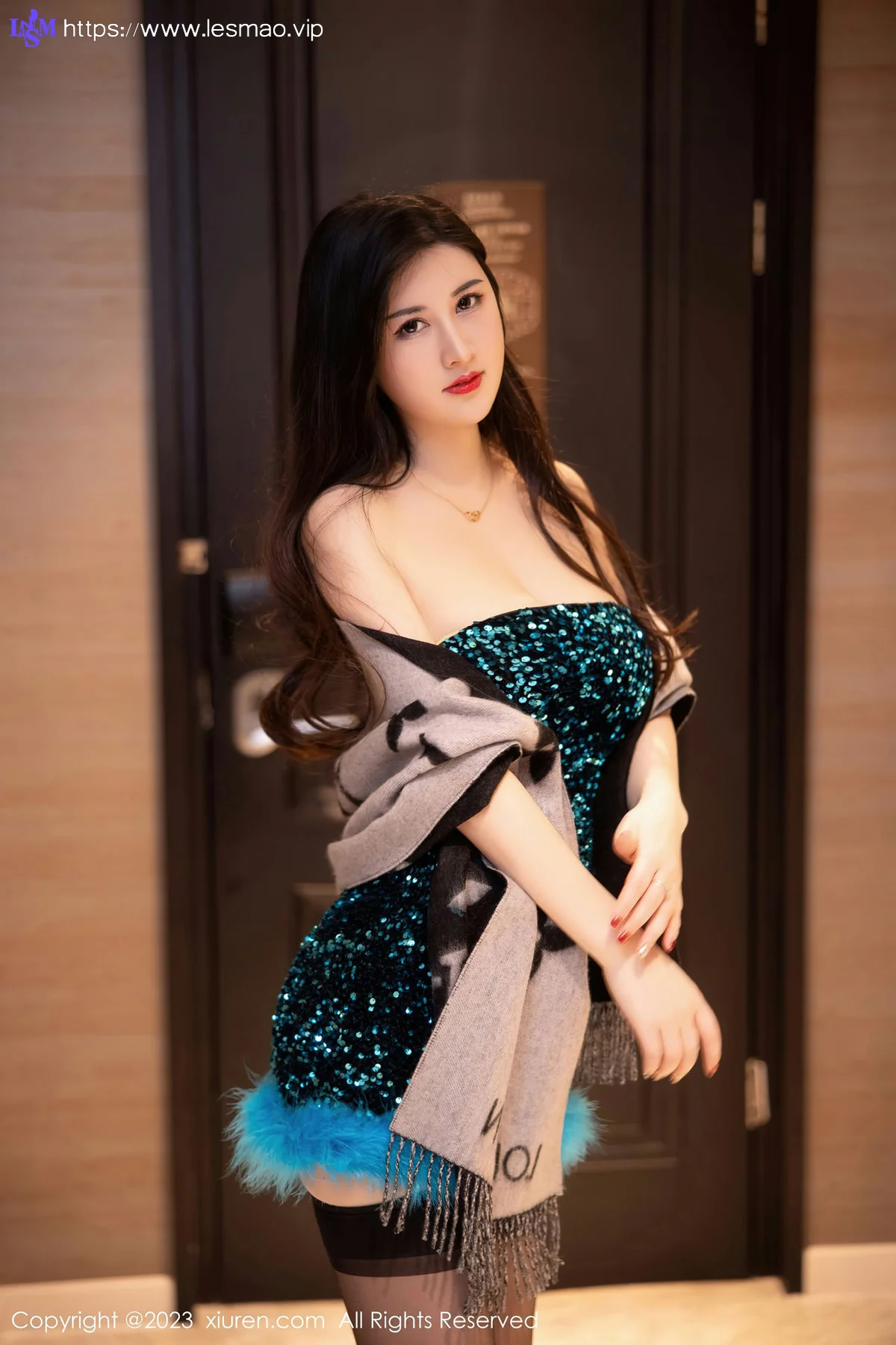 XiuRen 秀人 No.6384 诗诗kiki 蕾丝内衣性感写真 - 1