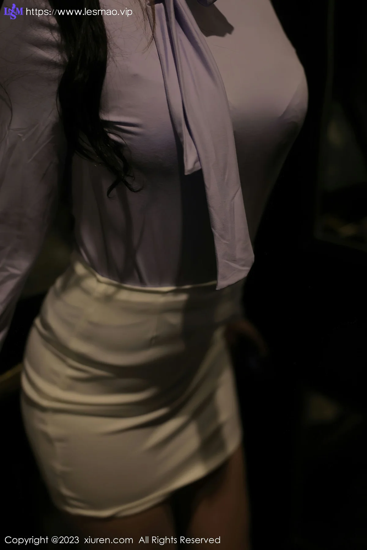 XiuRen 秀人 No.6389 江真真 白色蕾丝内衣性感写真 - 23