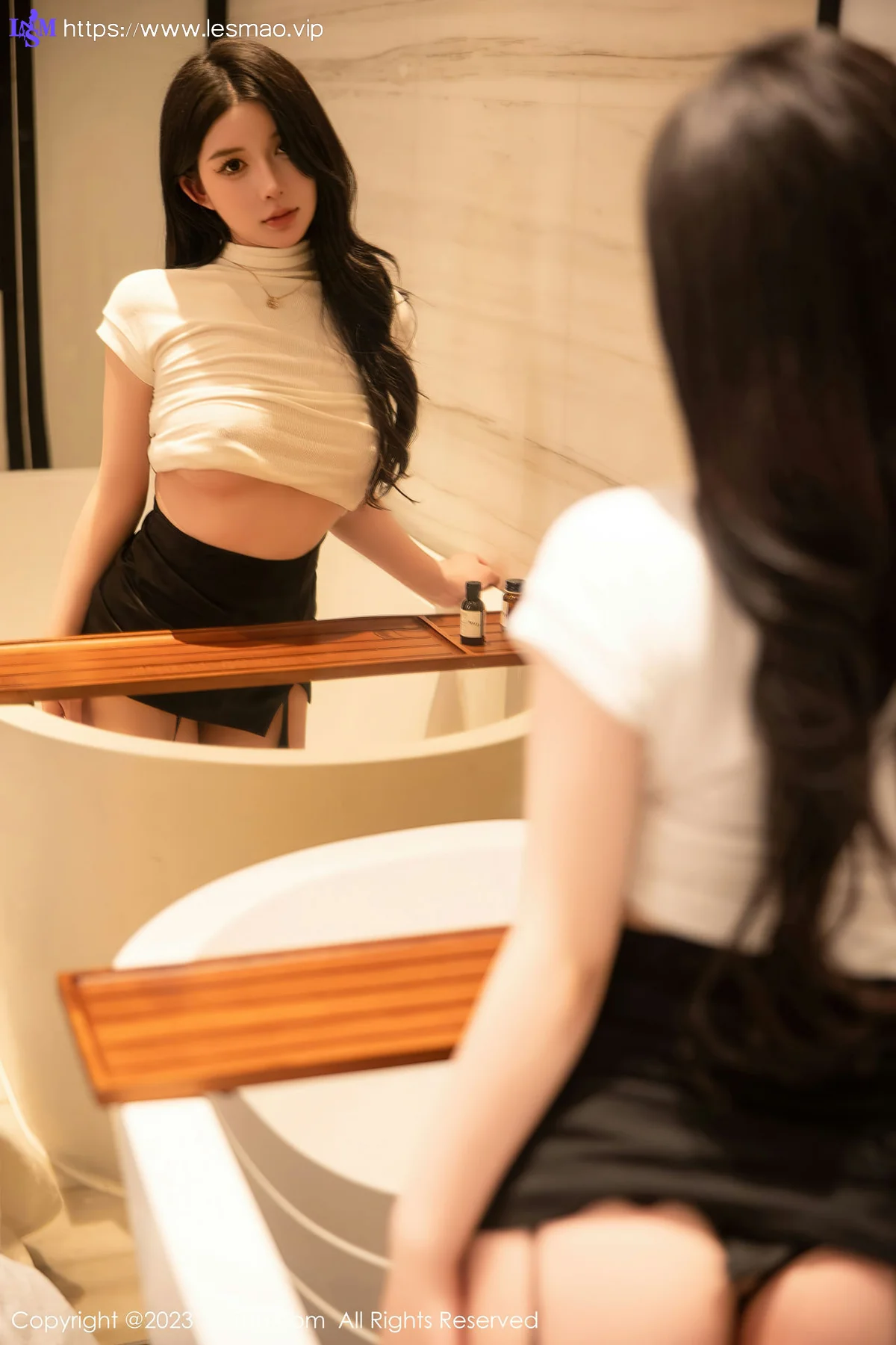 XiuRen 秀人 No.6394 林珊珊 魅惑黑丝吊袜性感写真11 - 54
