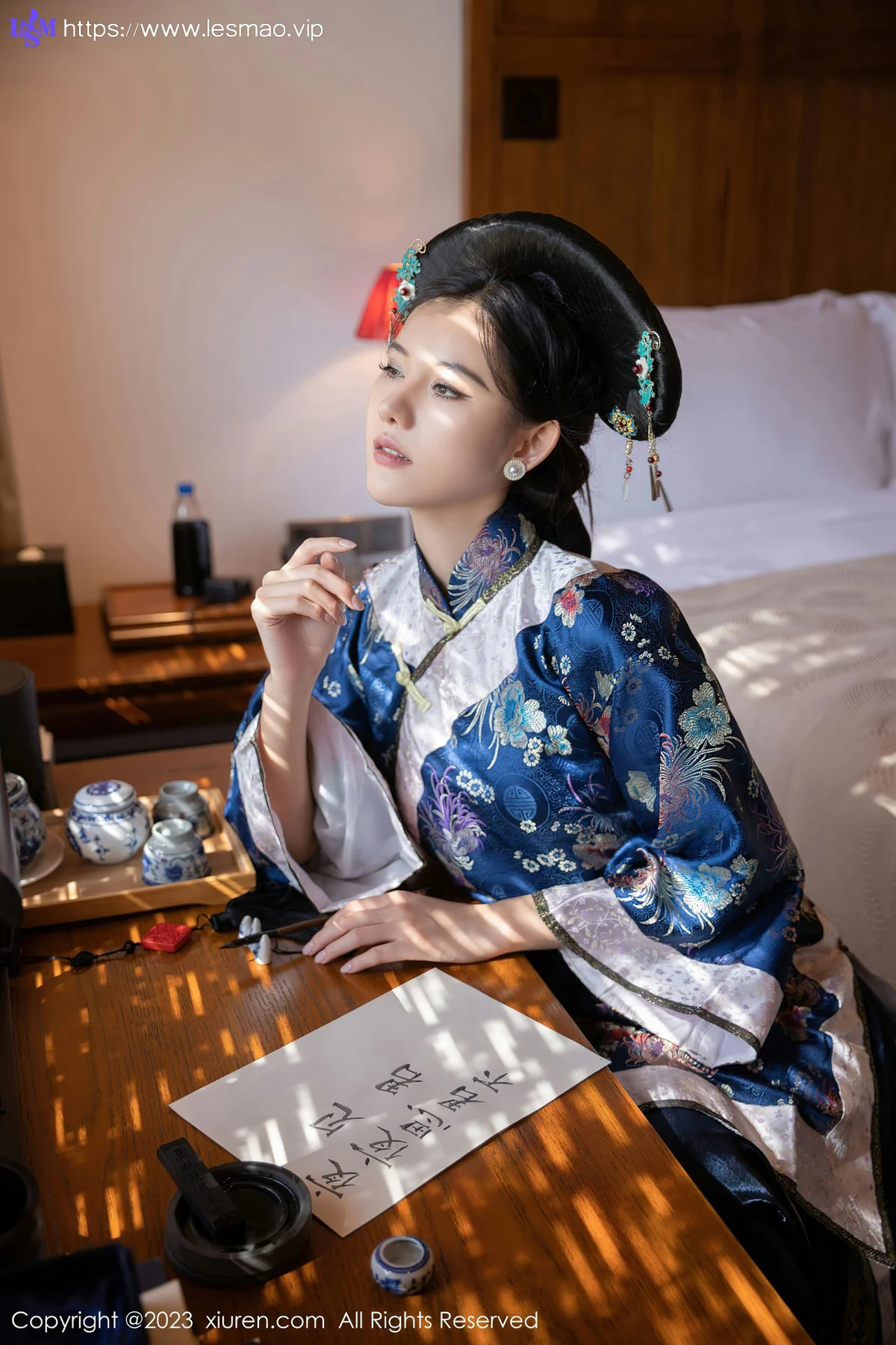 XiuRen 秀人 No.6398 就是阿朱啊 宫廷古装性感写真1 - 14