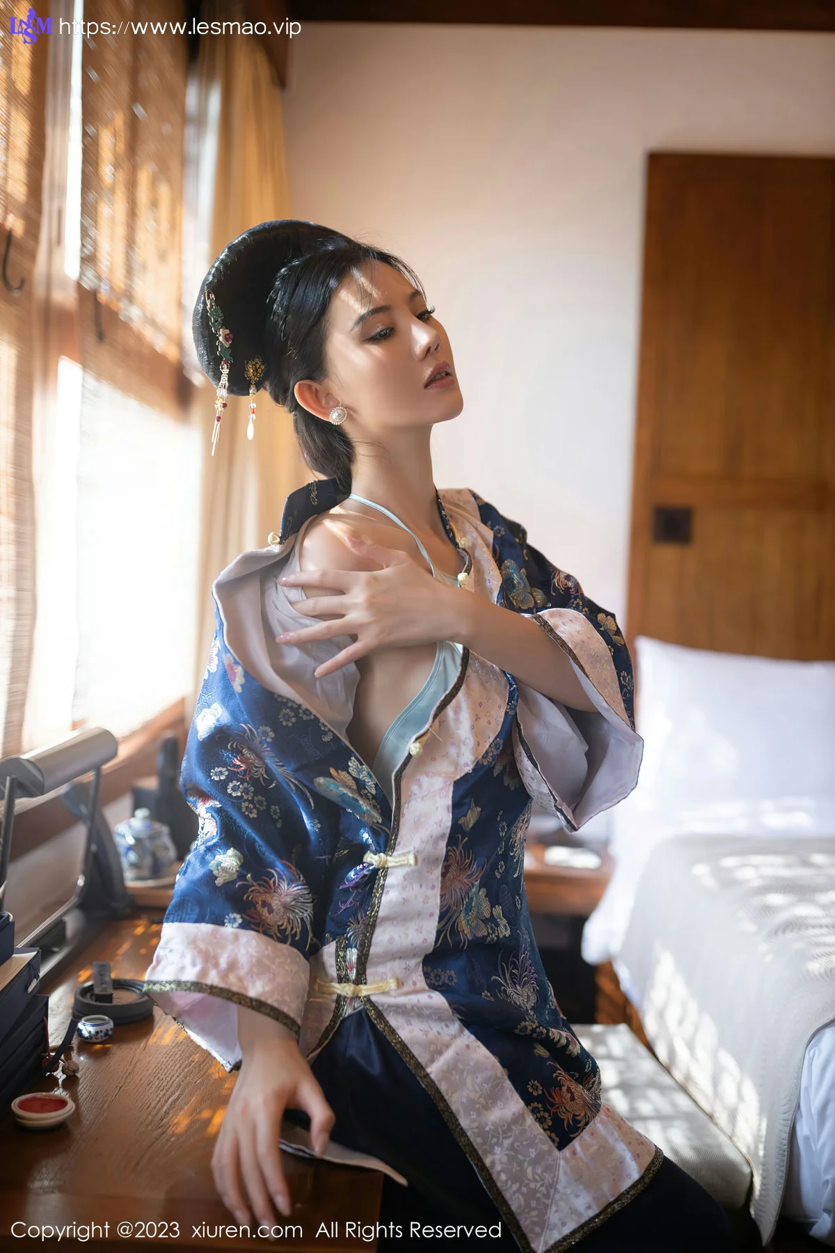 XiuRen 秀人 No.6398 就是阿朱啊 宫廷古装性感写真1 - 22