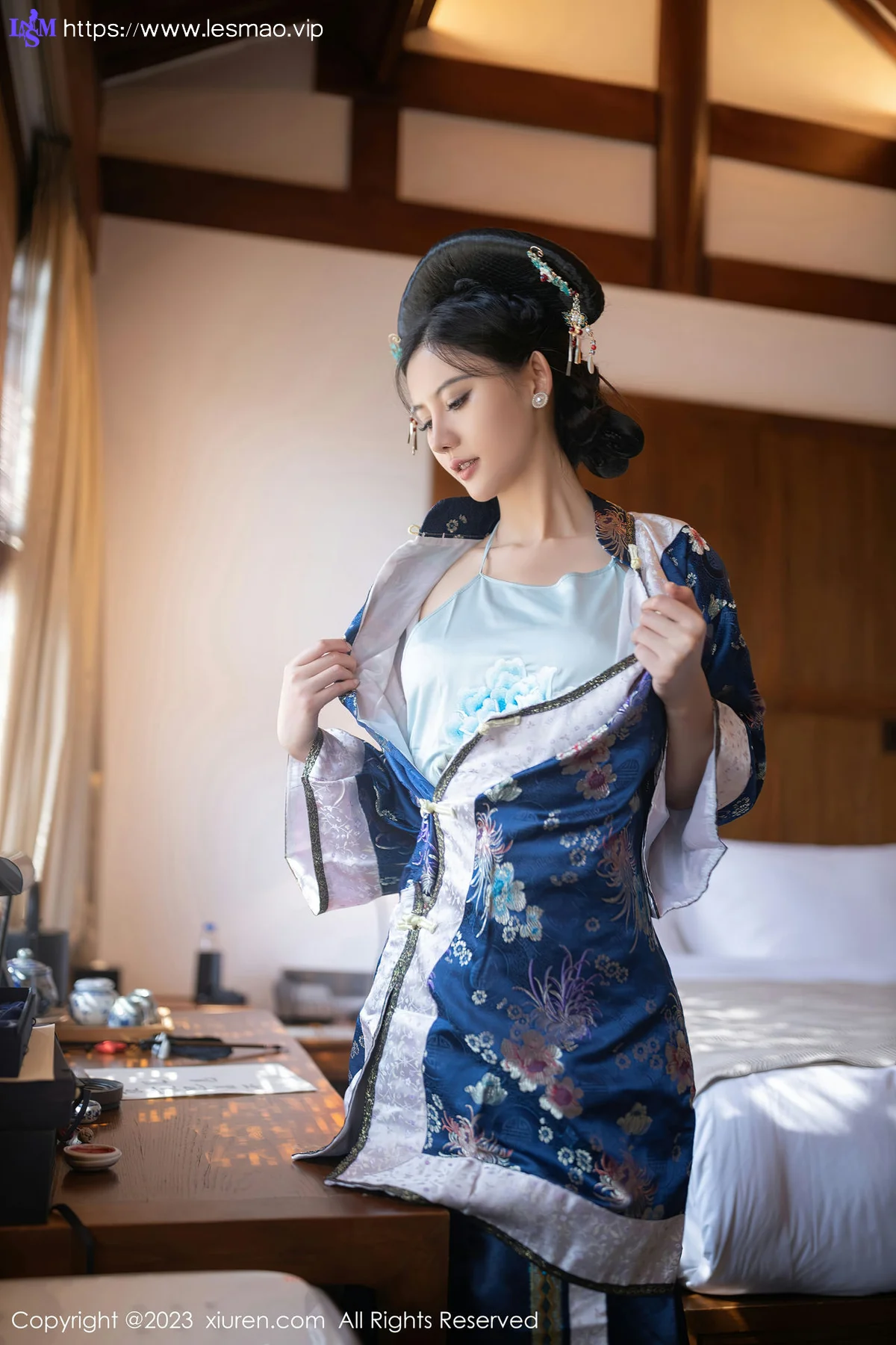 XiuRen 秀人 No.6398 就是阿朱啊 宫廷古装性感写真1 - 23
