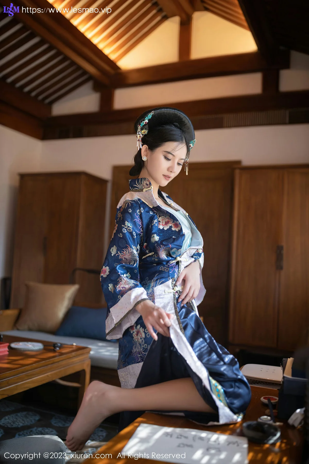 XiuRen 秀人 No.6398 就是阿朱啊 宫廷古装性感写真1 - 24