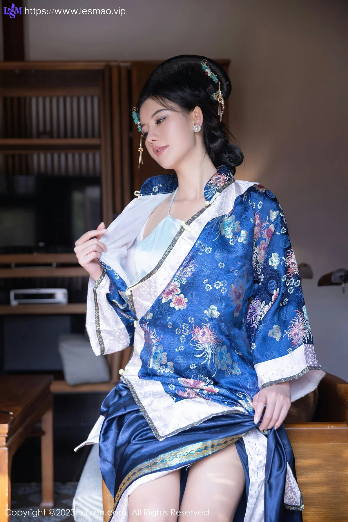 XiuRen 秀人 No.6398 就是阿朱啊 宫廷古装性感写真1 - 29