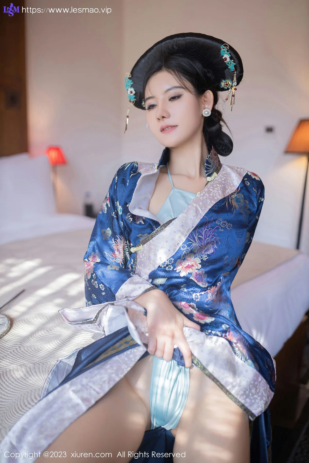XiuRen 秀人 No.6398 就是阿朱啊 宫廷古装性感写真1 - 34