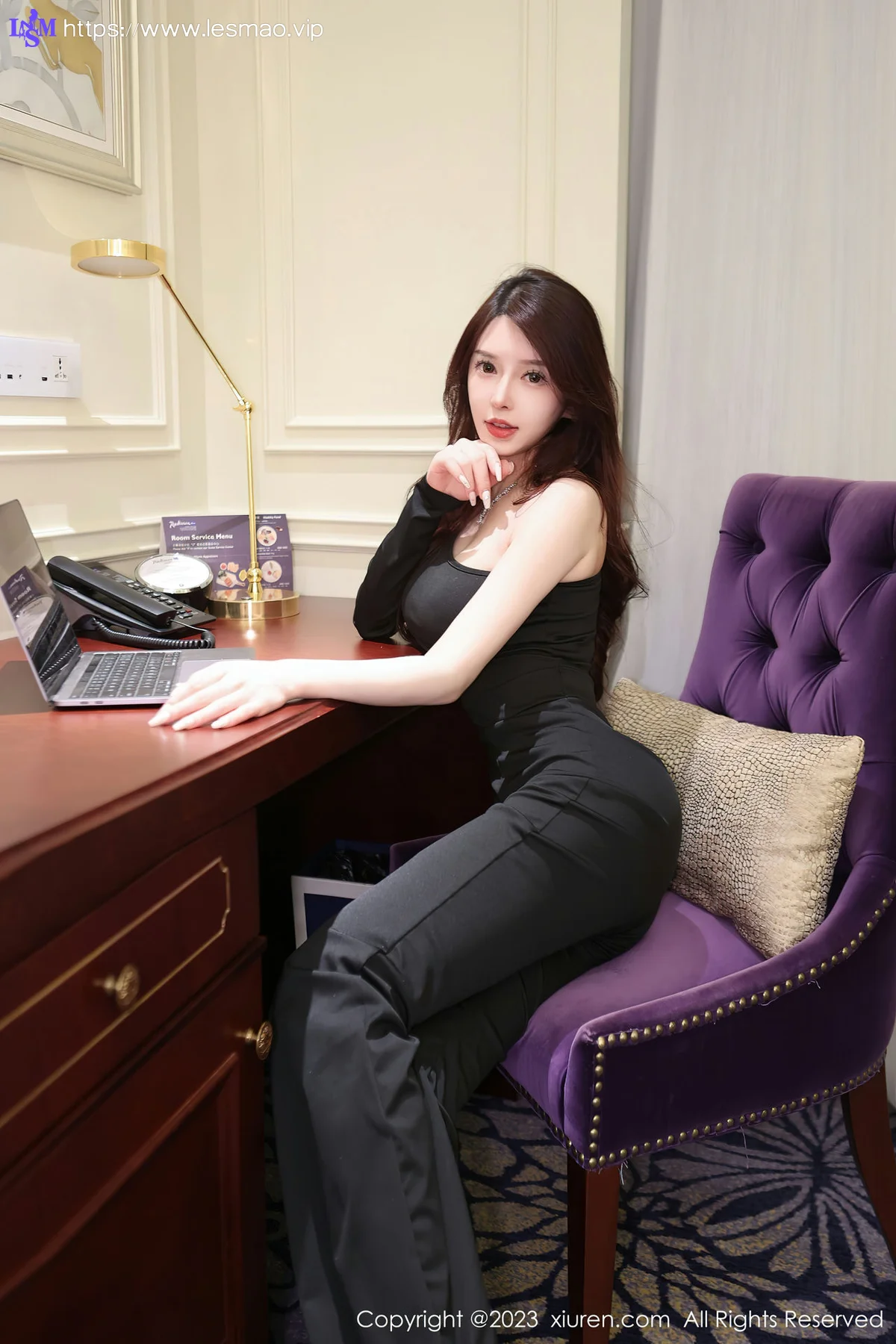 XiuRen 秀人 No.6417 玉兔miki 蕾丝与魅惑黑丝写真11 - 18