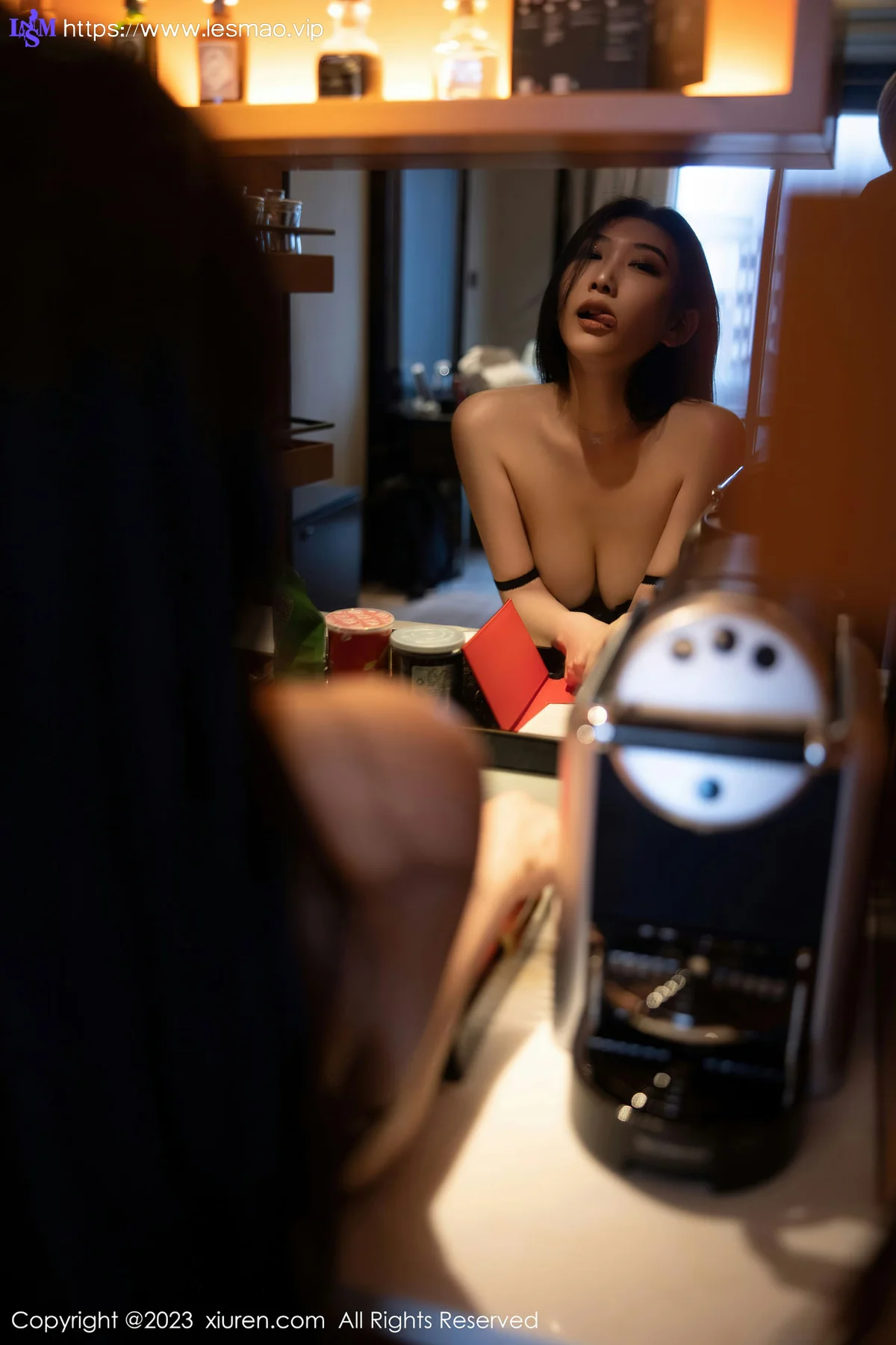 XiuRen 秀人 No.6418 李佳芮cherie 黑色短裙第二套写真33 - 56