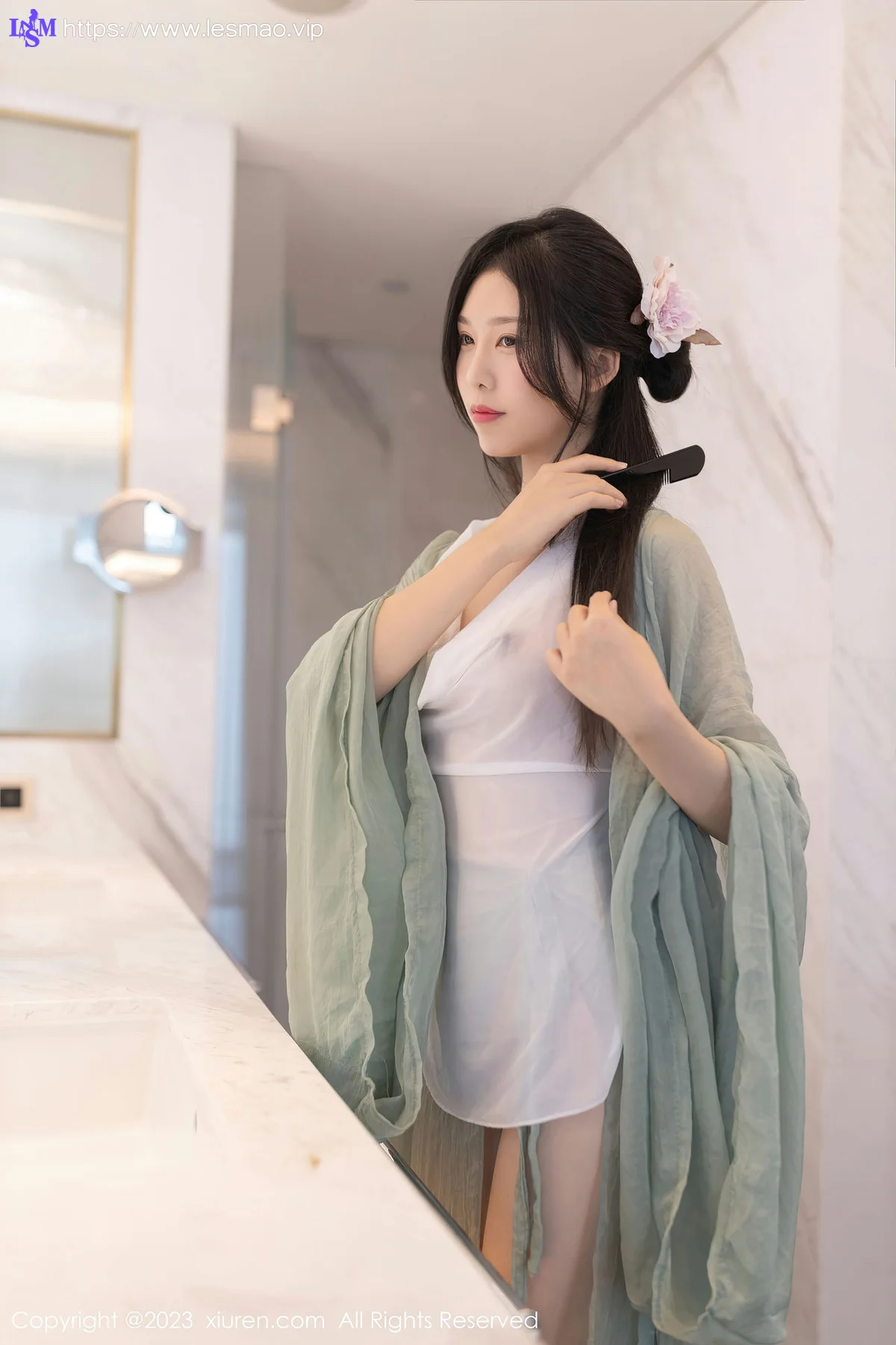 XiuRen 秀人 No.6420 利世 绿色古装性感写真33 - 20
