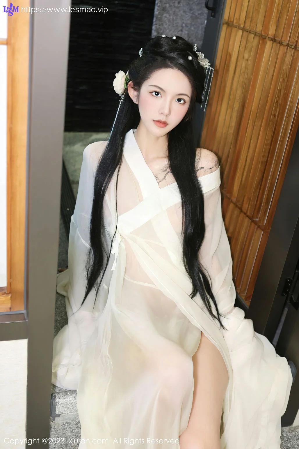 XiuRen 秀人 No.6430 乔一一 白纱轻透古装性感写真1 - 17