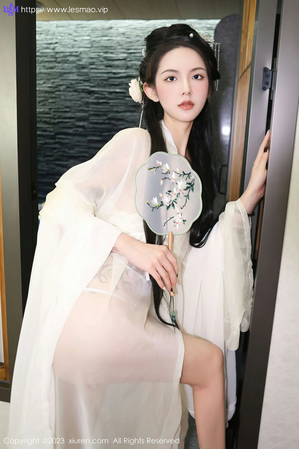 XiuRen 秀人 No.6430 乔一一 白纱轻透古装性感写真1 - 23
