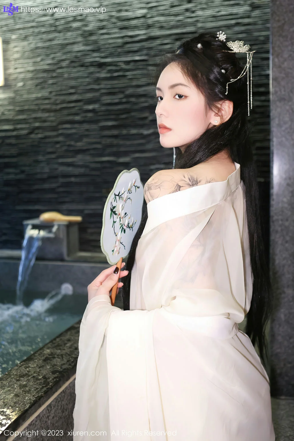 XiuRen 秀人 No.6430 乔一一 白纱轻透古装性感写真1 - 27