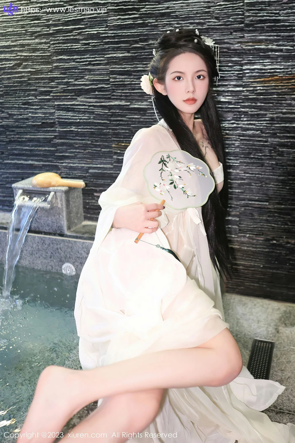 XiuRen 秀人 No.6430 乔一一 白纱轻透古装性感写真1 - 28