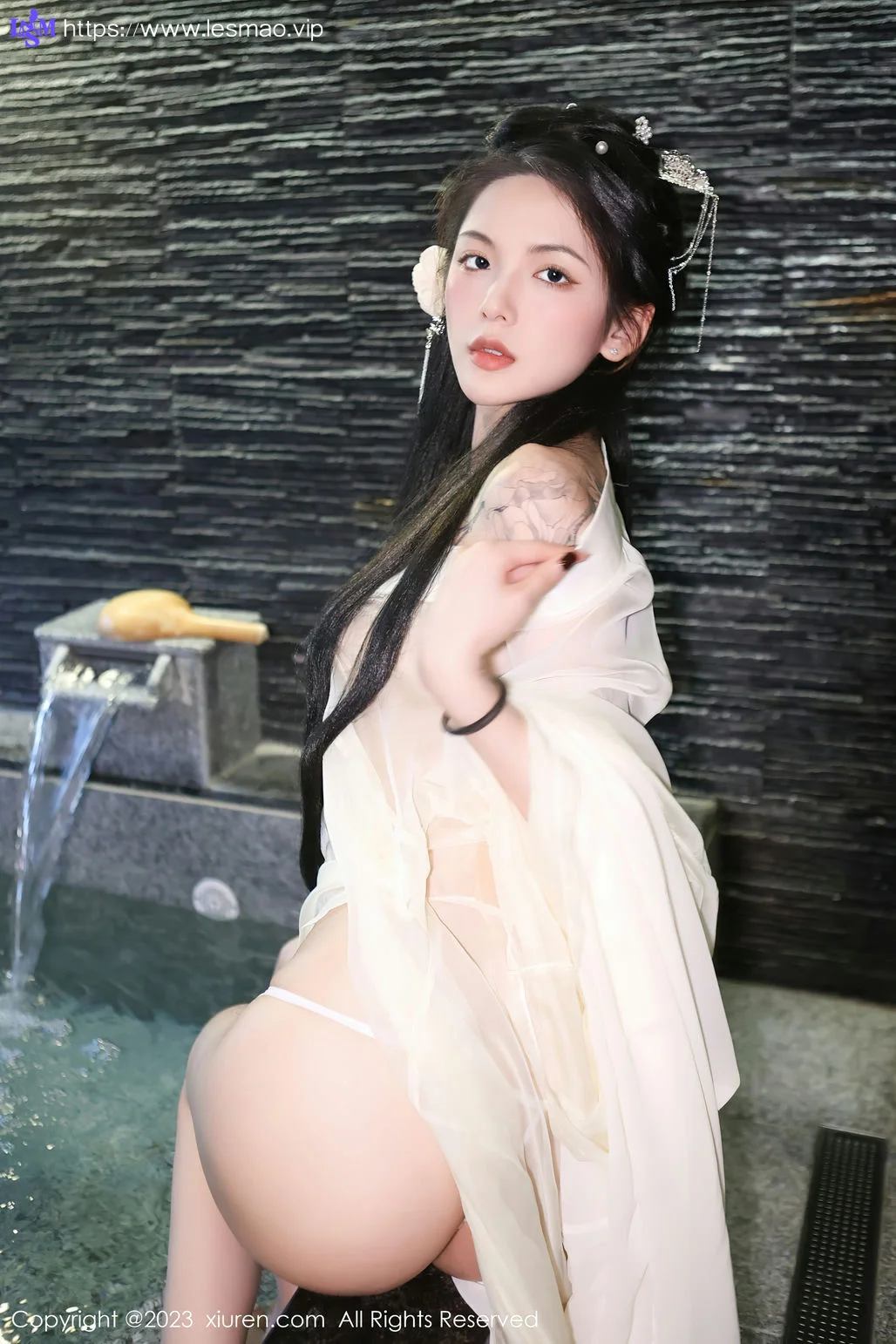 XiuRen 秀人 No.6430 乔一一 白纱轻透古装性感写真1 - 31