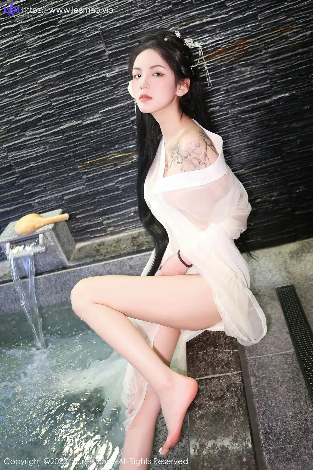 XiuRen 秀人 No.6430 乔一一 白纱轻透古装性感写真1 - 36