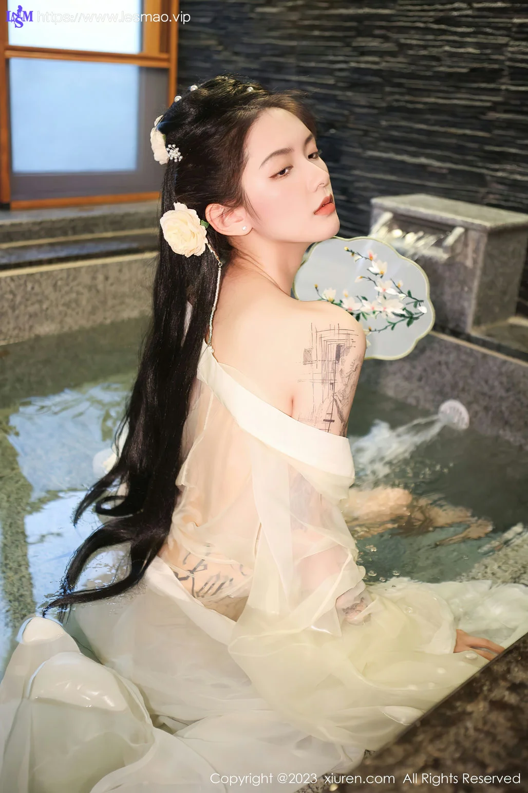XiuRen 秀人 No.6430 乔一一 白纱轻透古装性感写真1 - 39