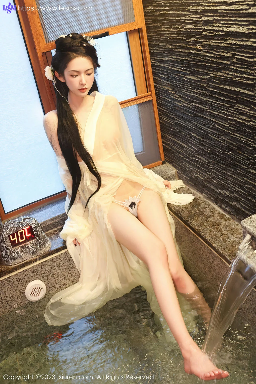 XiuRen 秀人 No.6430 乔一一 白纱轻透古装性感写真1 - 41