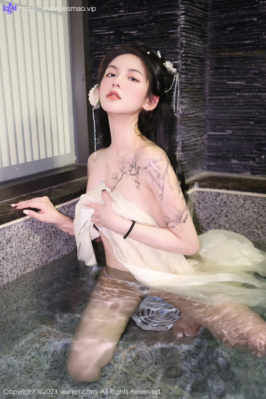 XiuRen 秀人 No.6430 乔一一 白纱轻透古装性感写真1 - 59