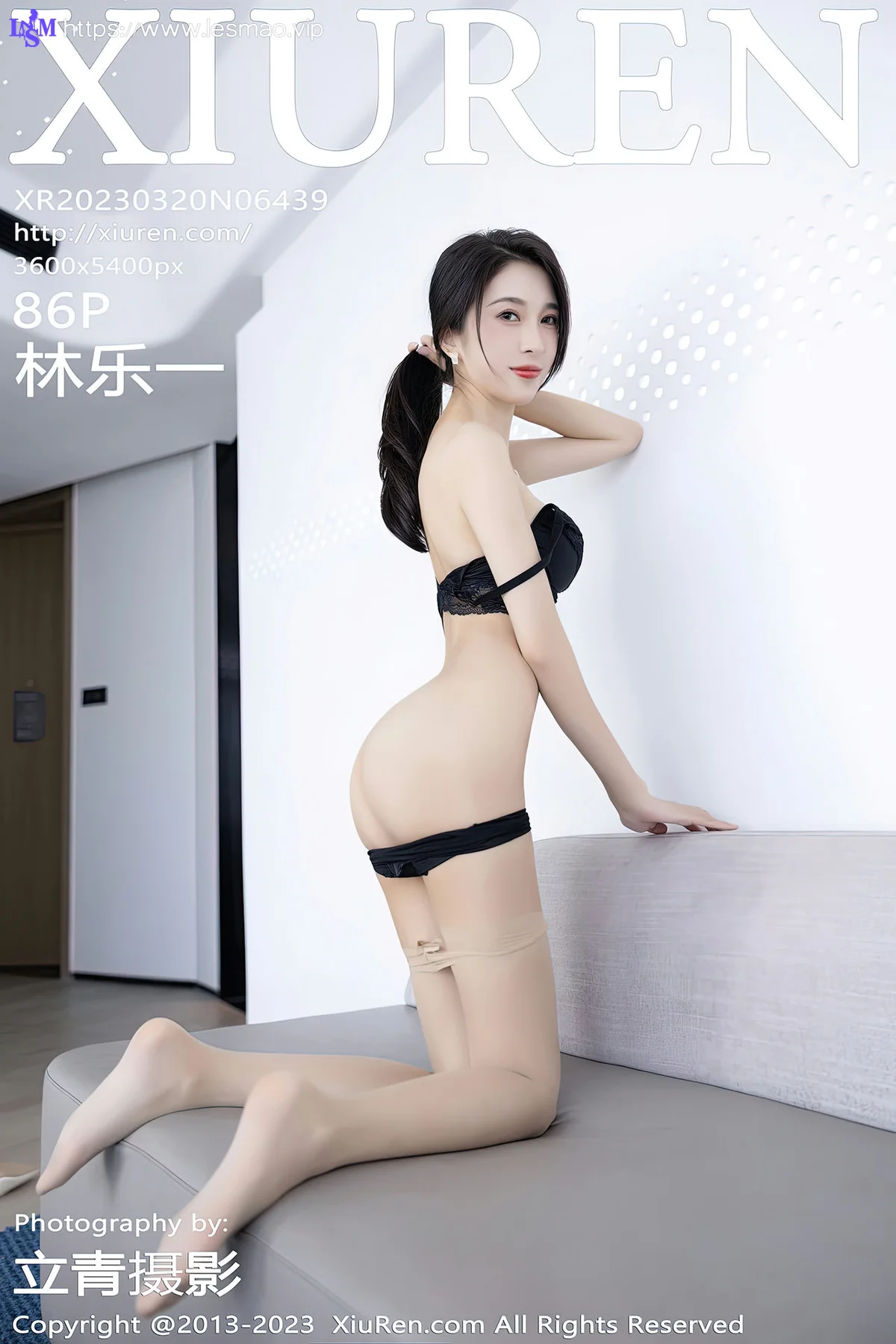 XiuRen 秀人 No.6439 林乐一 黑色蕾丝内衣性感写真1 - 87